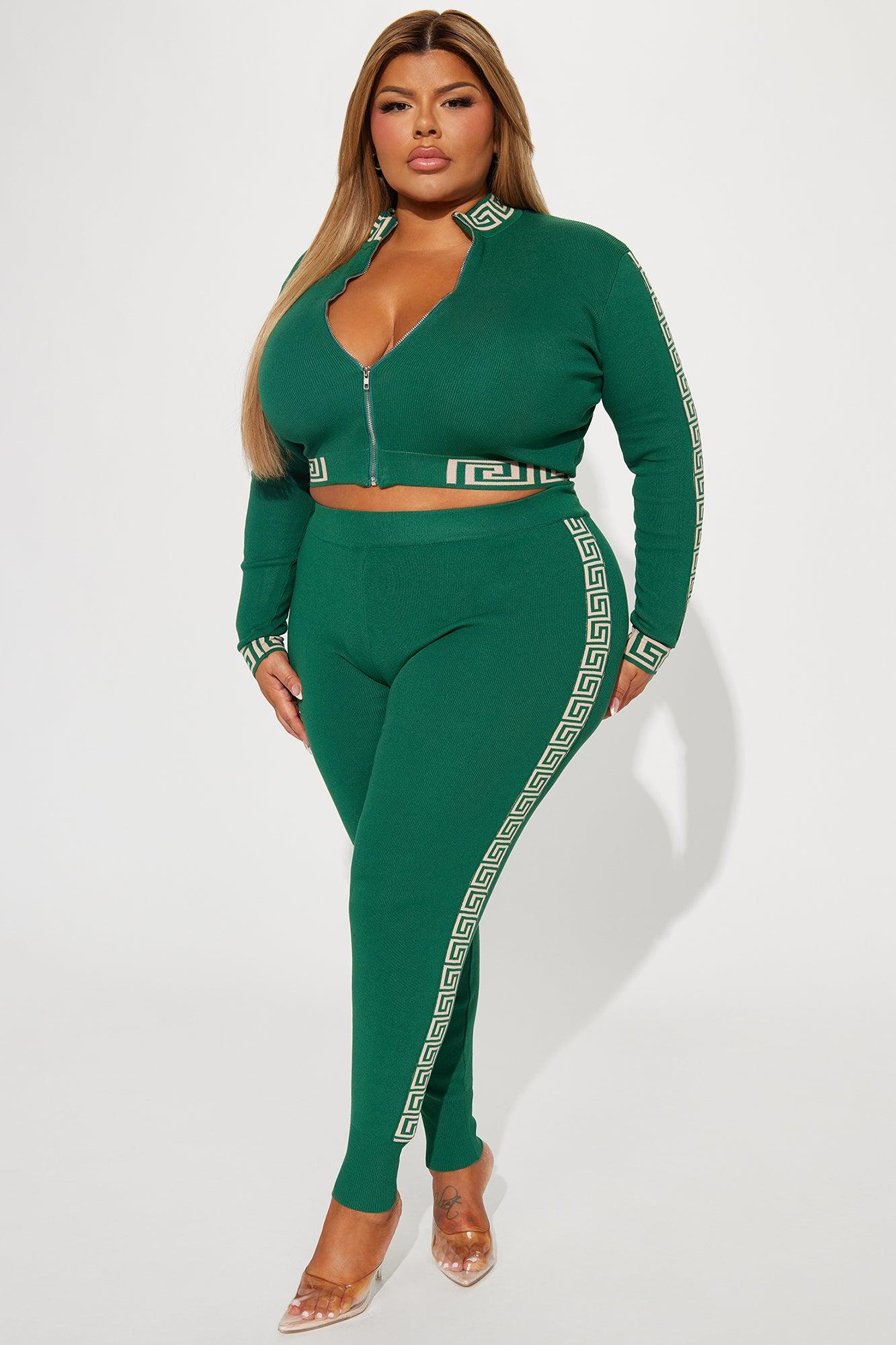 Passing By You Sweater Legging Set - Hunter Product Image