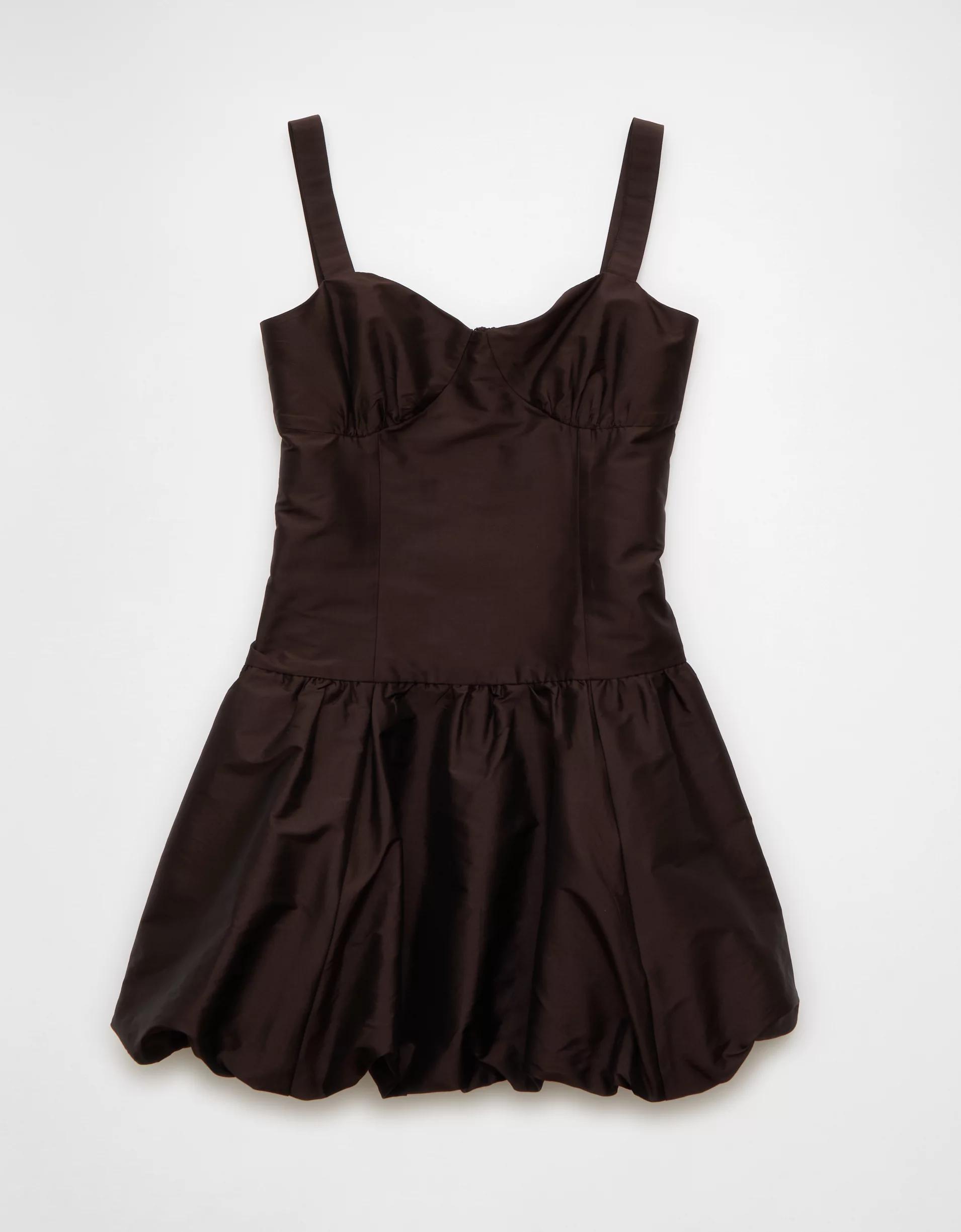 AE Corset Drop Waist Bubble Mini Dress Product Image