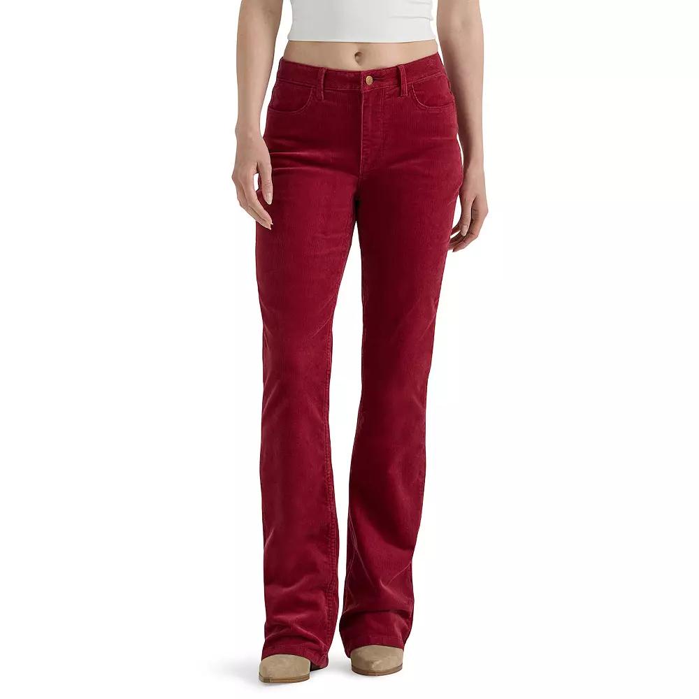 Women's Wrangler Bold Bootcut Jeans, Size: 10X32, Carmine Corduroy Product Image