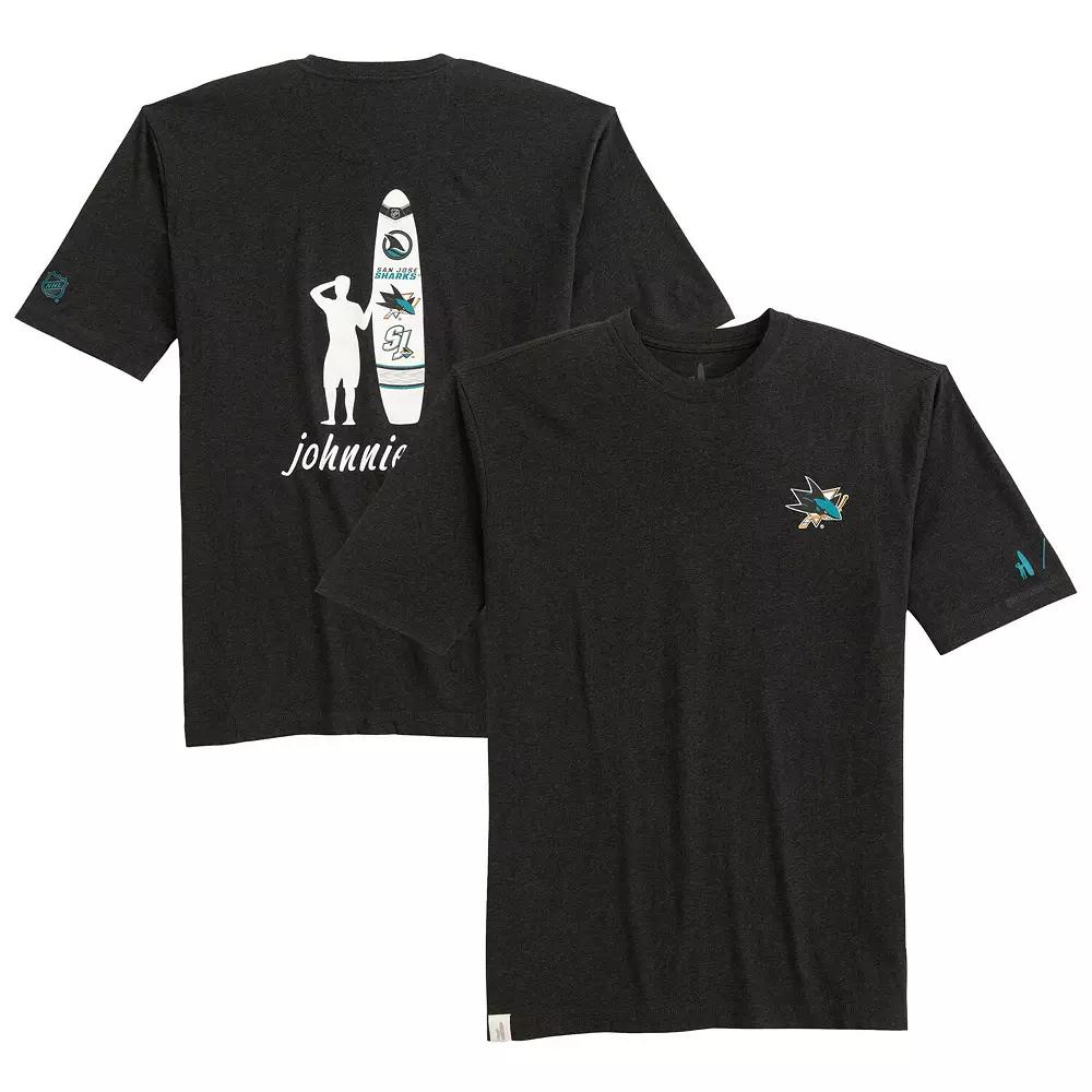 Men's johnnie-O Charcoal San Jose Sharks Heathered Spencer T-Shirt,  Product Image