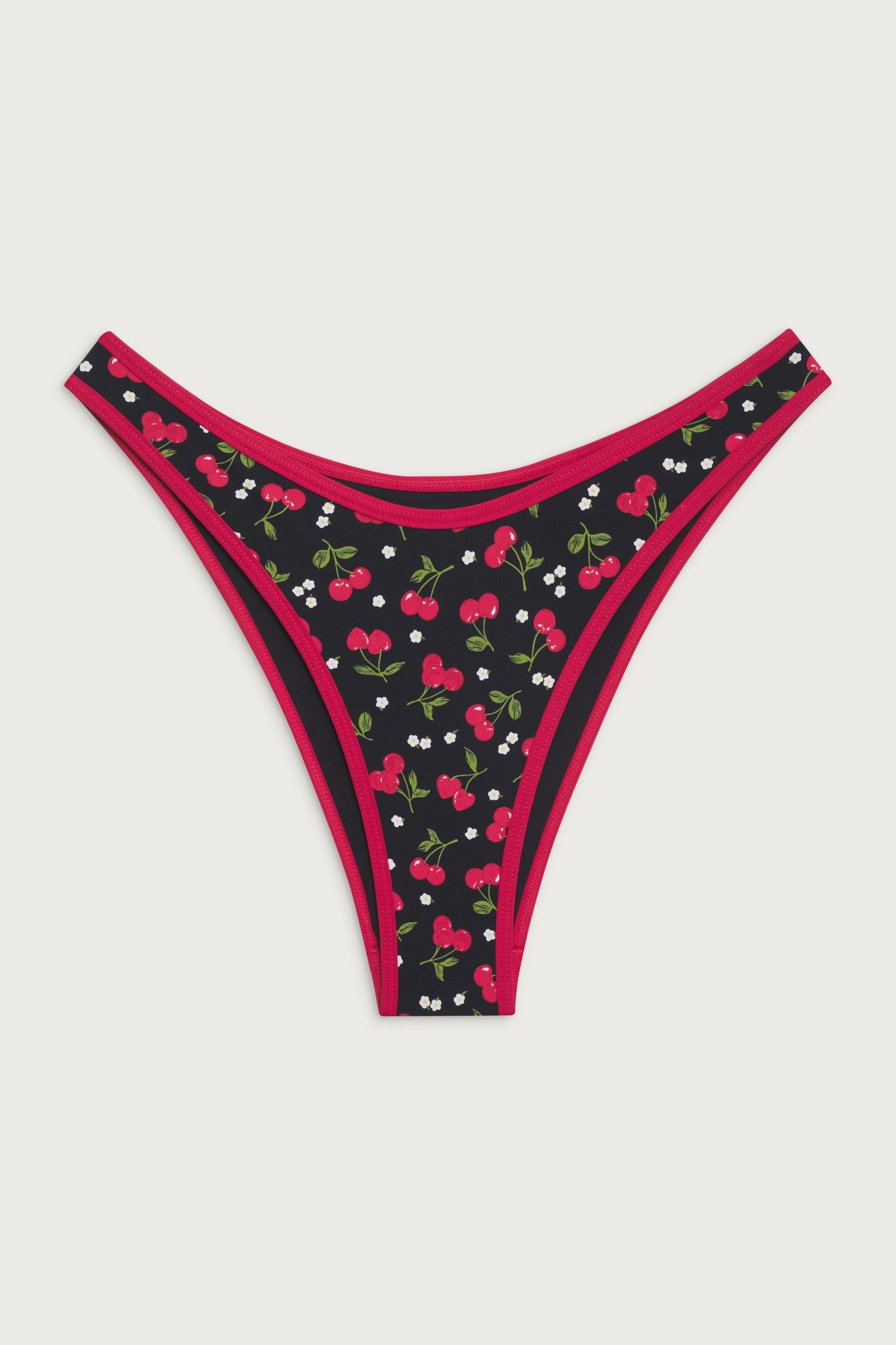 Dove Classic Bikini Bottom - Cherry Hearts Product Image