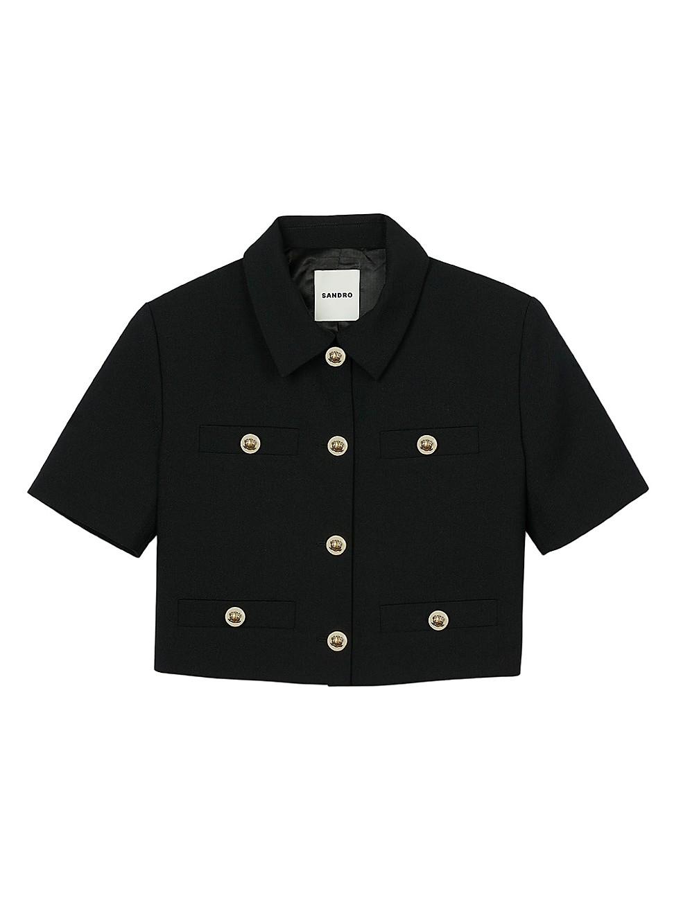 Womens Short-Sleeved Jacket Product Image