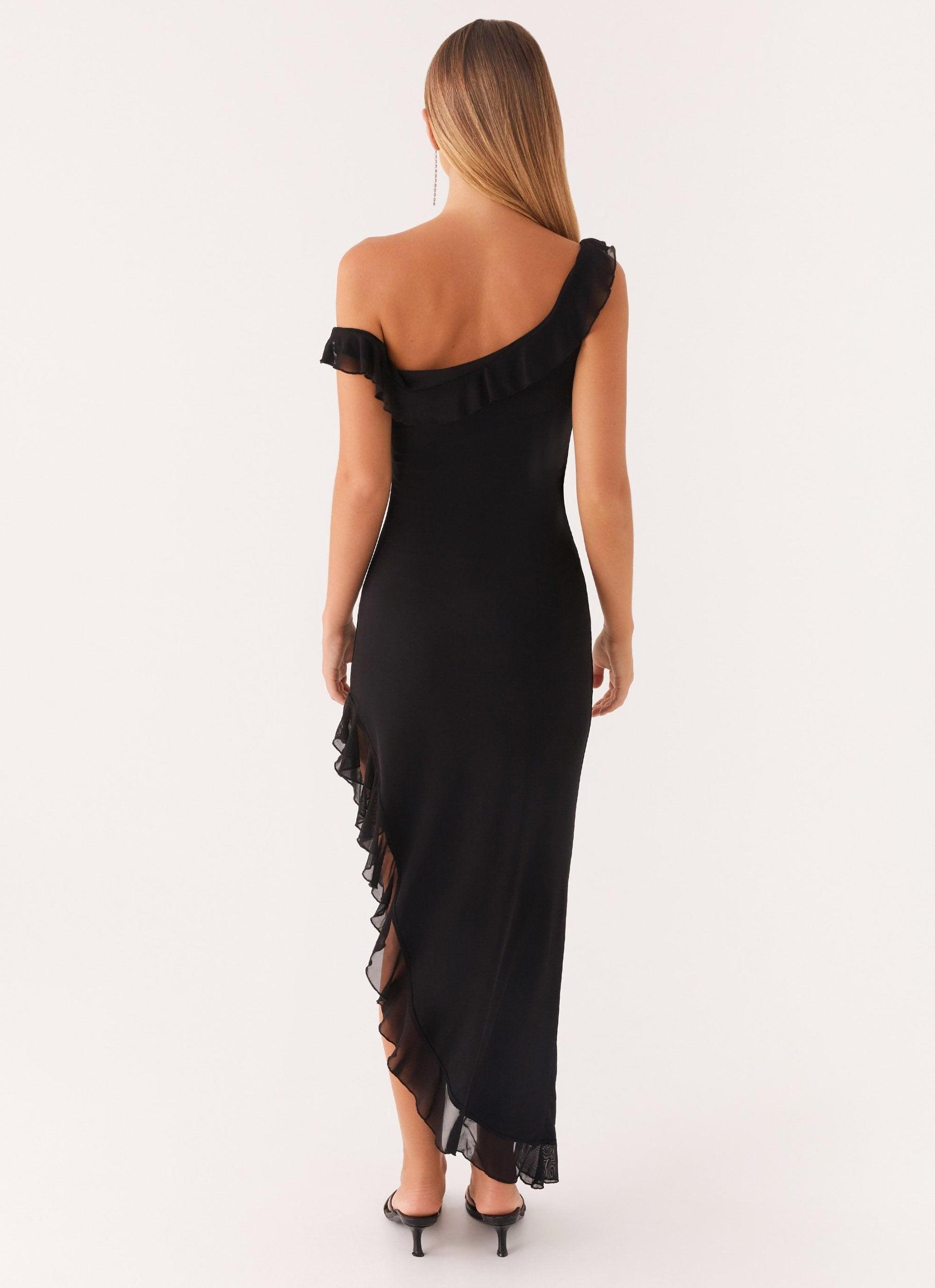 Impossible Cut Out Midi Dress - Black Product Image