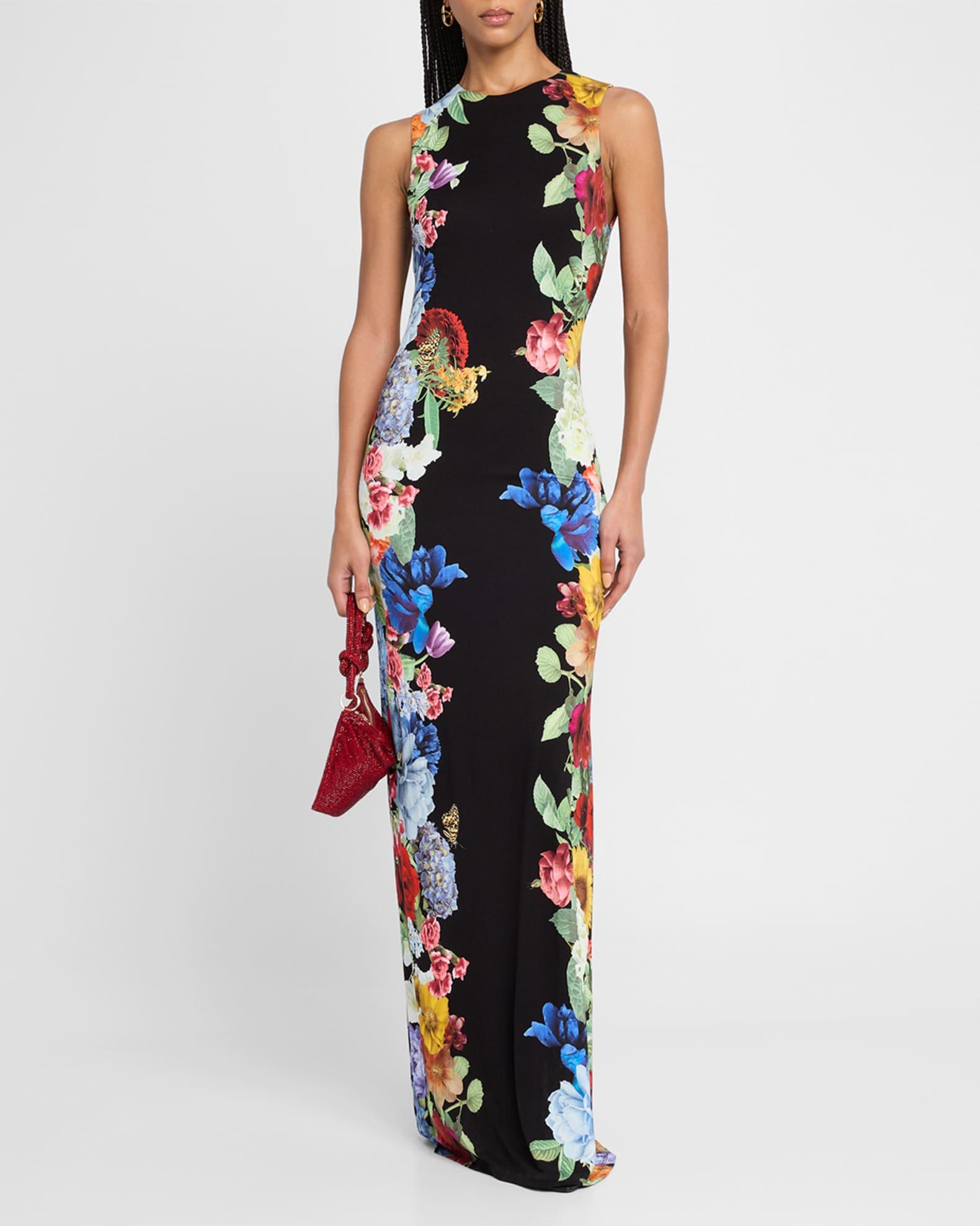 Delora Floral Sleeveless Maxi Dress Product Image