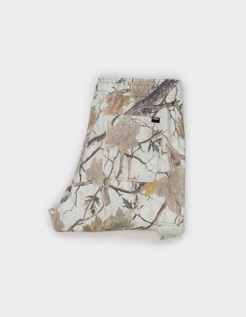 RSQ Mens Baggy Cargo Sweatpants - CAMO BLACK Product Image