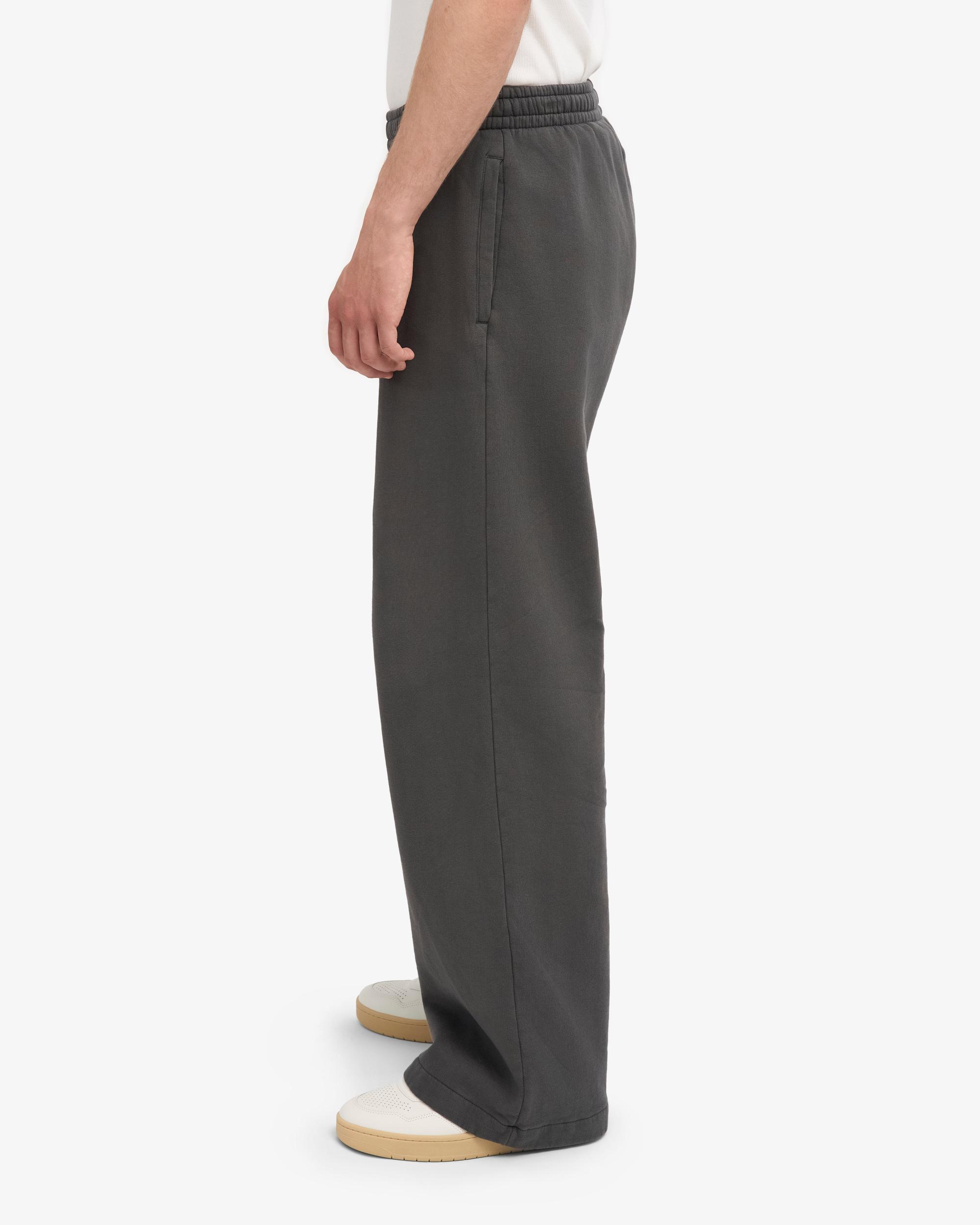 Organic Straight Leg Sweatpants - Lava Grey Product Image