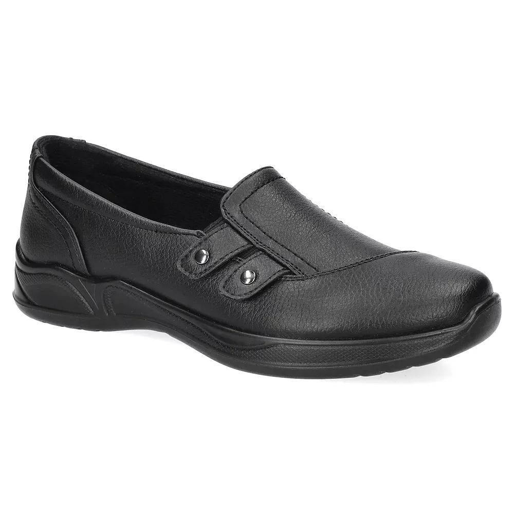 Easy Street Tune Women's Slip-On Comfort Flats, Size: 9.5, Black Product Image