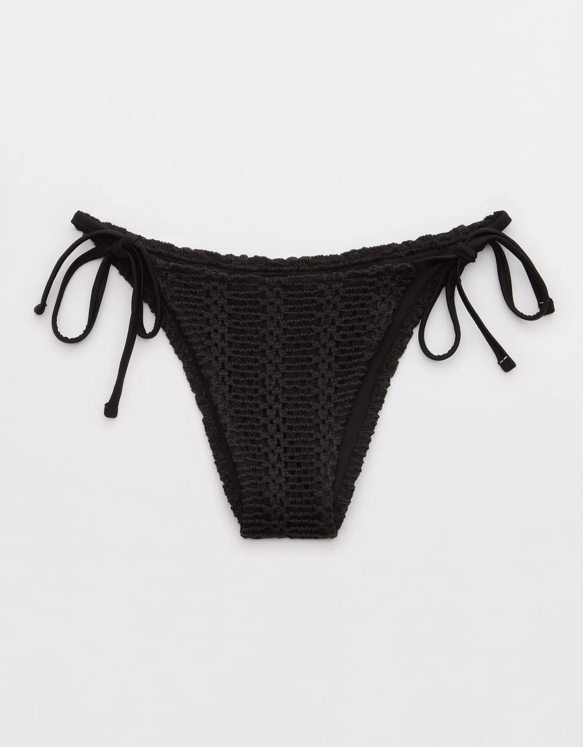 Aerie The Sunbun Cloudweave Crochet Bikini Bottom Product Image