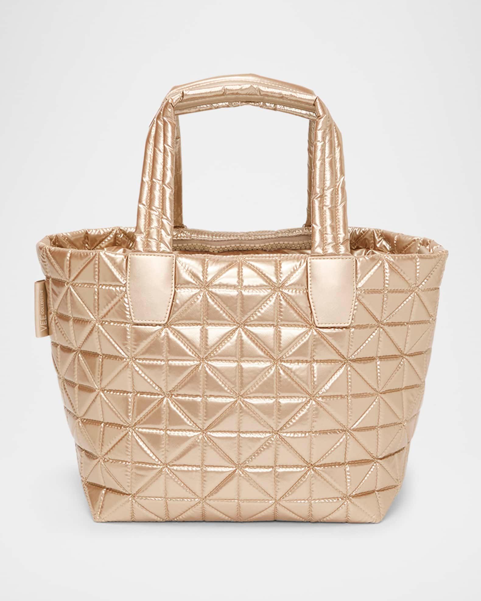 Small Metallic Quilted Tote Bag Product Image