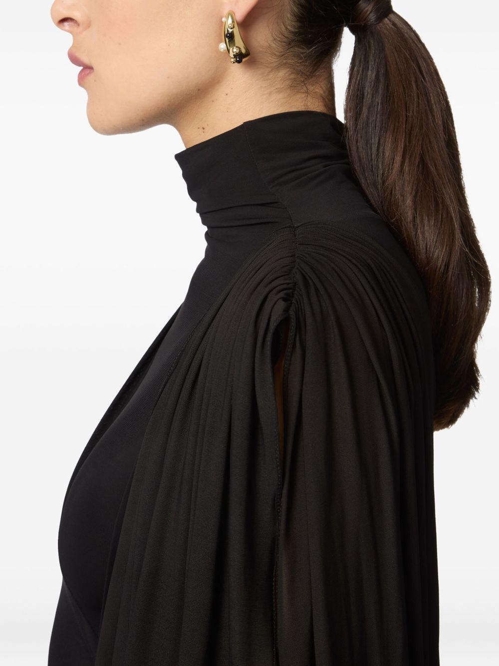 curved pearl-embellished earrings Product Image