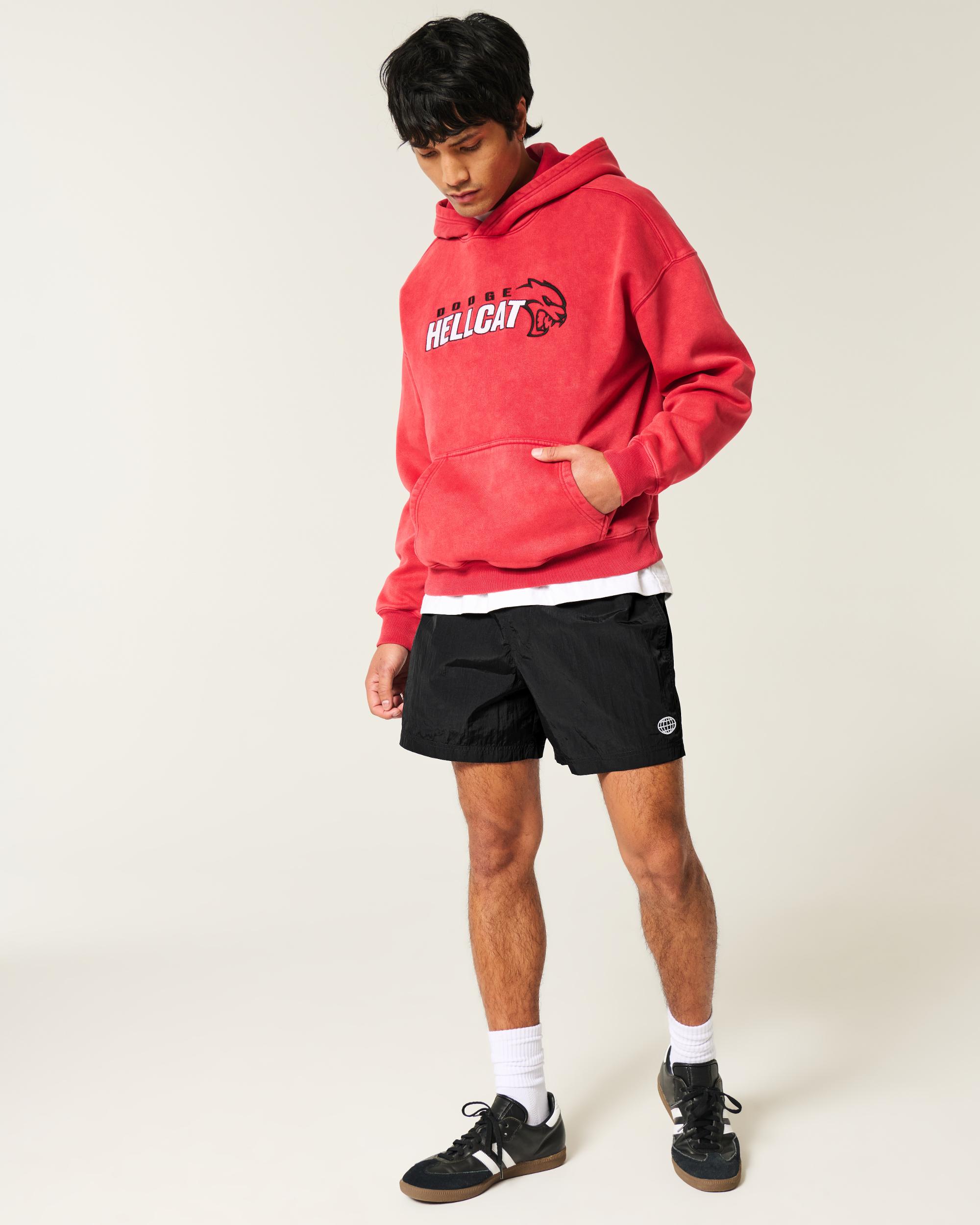 Mid-Thigh Baggy Soccer Shorts Product Image