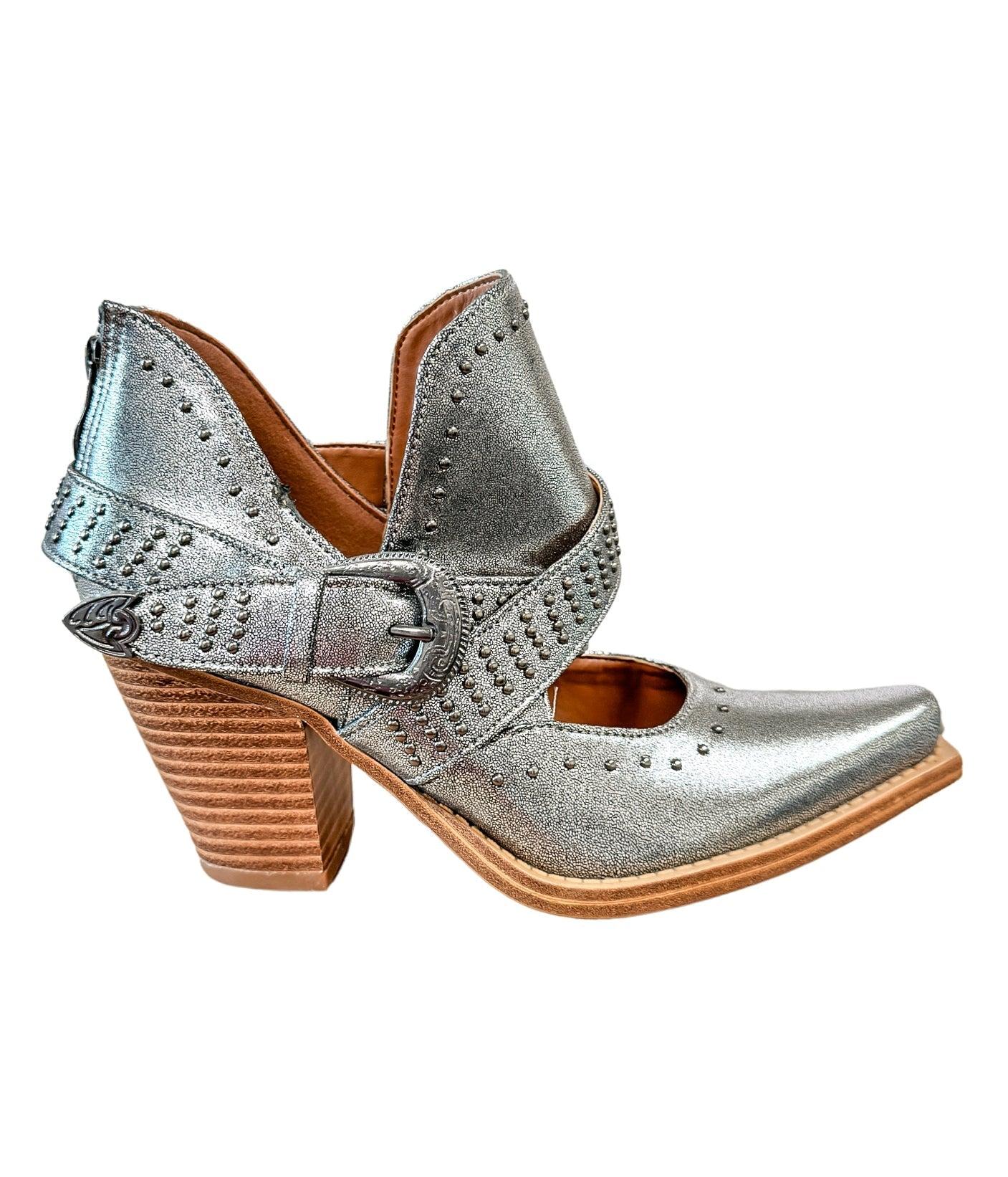 Fiona Ankle Boot in Silver (Online Exclusive) Product Image