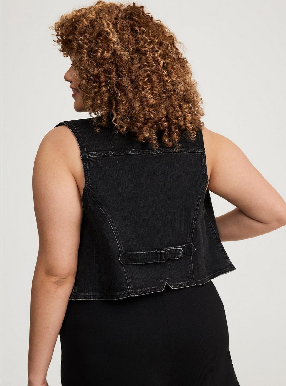 Western Denim Vest Product Image