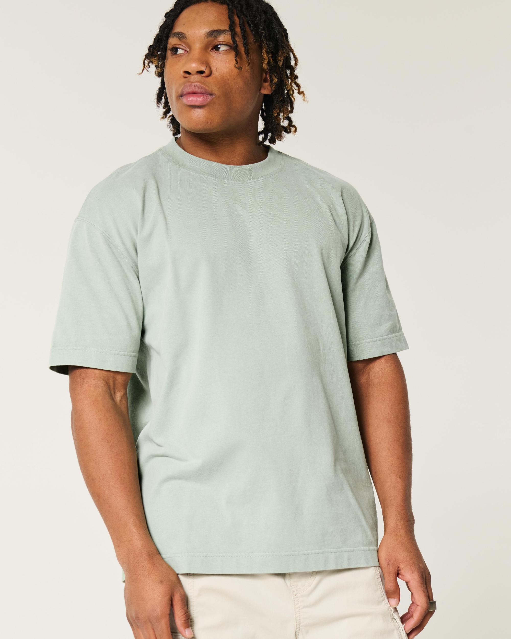 Dalix Mens Lil Smile Heavy Weight Cotton Tee Product Image