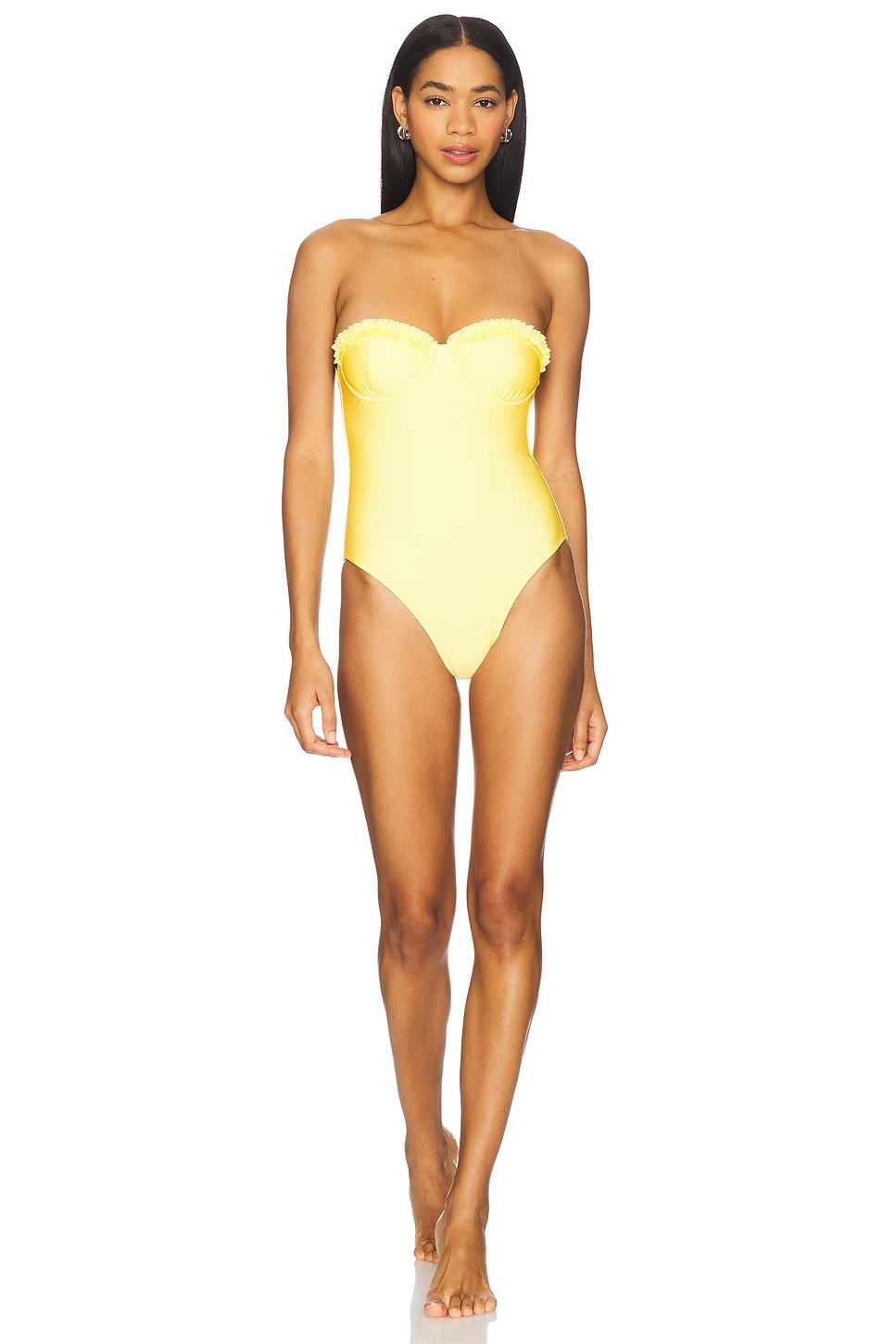 The Carmen One Piece Solid & Striped Product Image