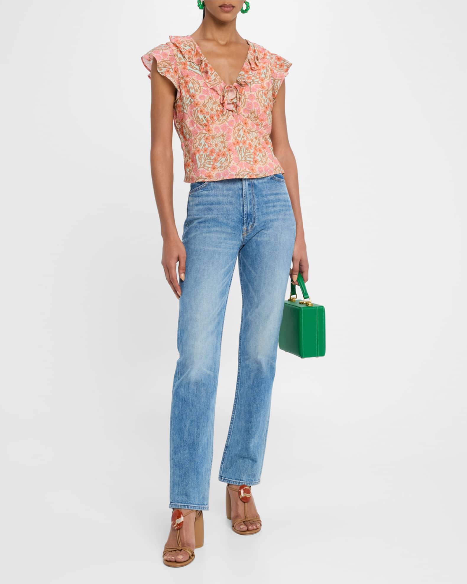 Farrow Ruffle V-Neck Top Product Image