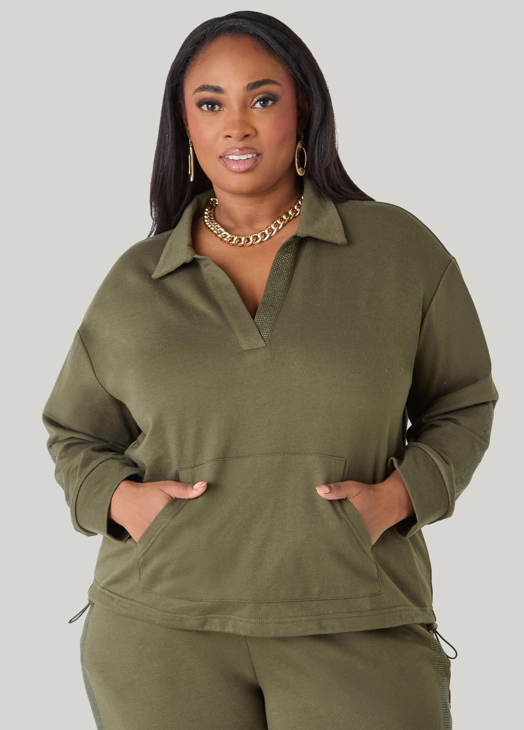 Crystal V Neck Pullover Product Image