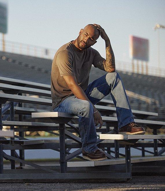 Wrangler® Relaxed Fit Stretch Bootcut Denim Jeans Product Image