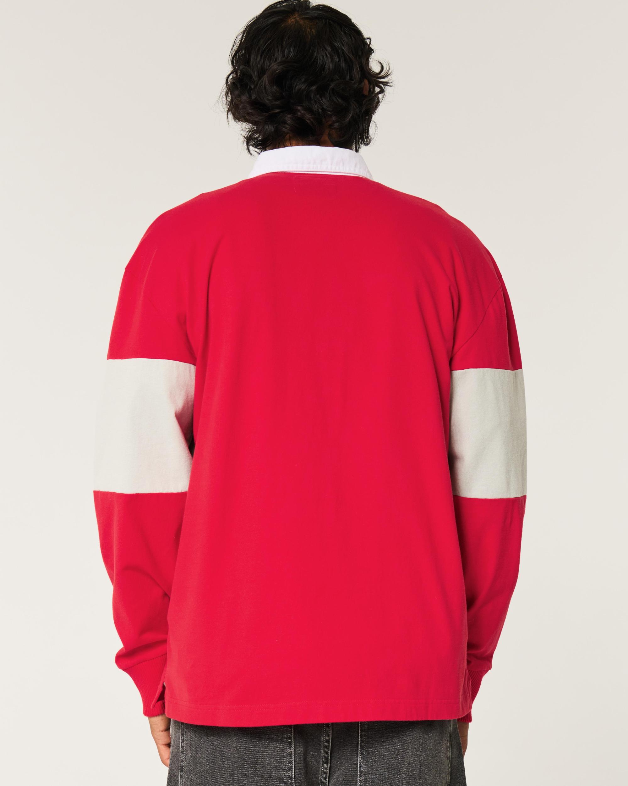 Boxy Heavyweight Ohio State Graphic Rugby Polo Product Image