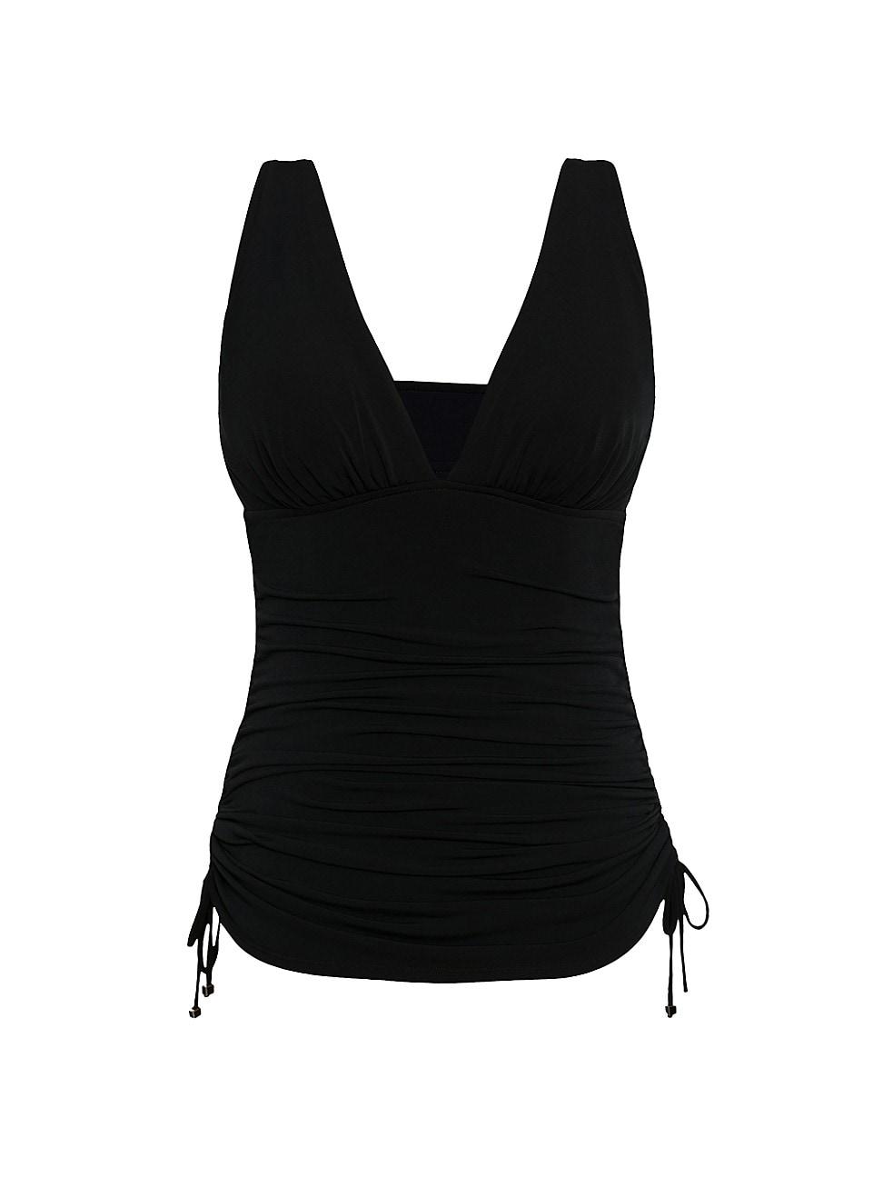 Dani Solids Plunge Tankini Top Product Image