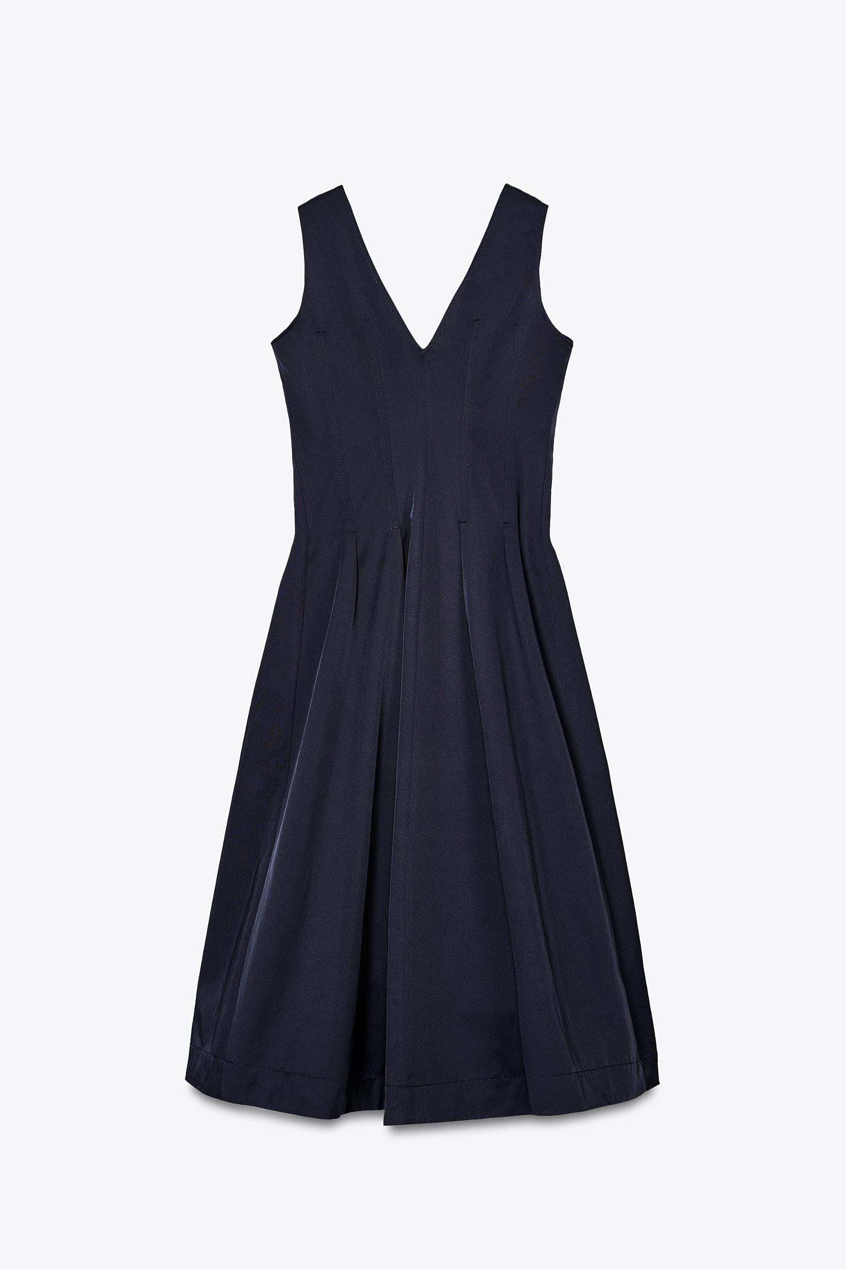 ZW COLLECTION ZIPPER MIDI DRESS Product Image