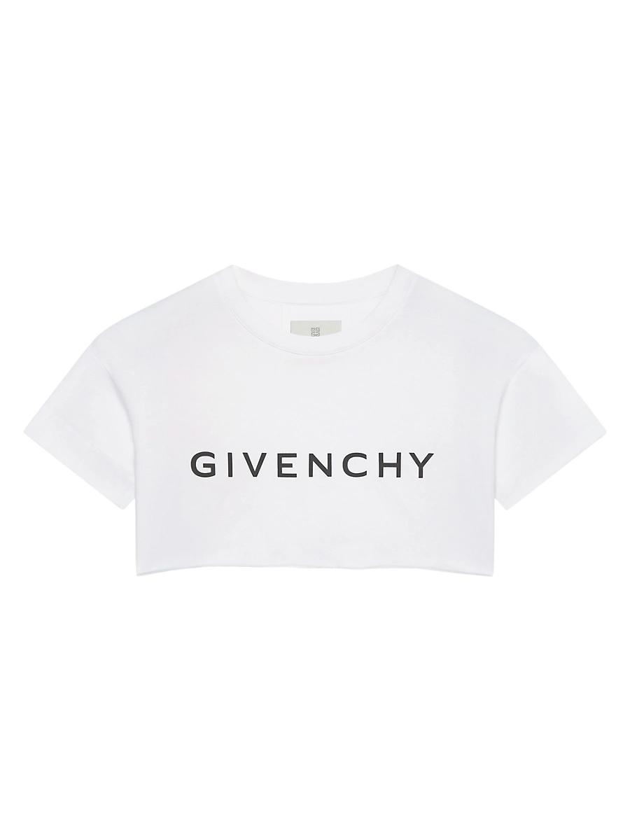 Womens Archetype Cropped T-Shirt in Cotton Product Image