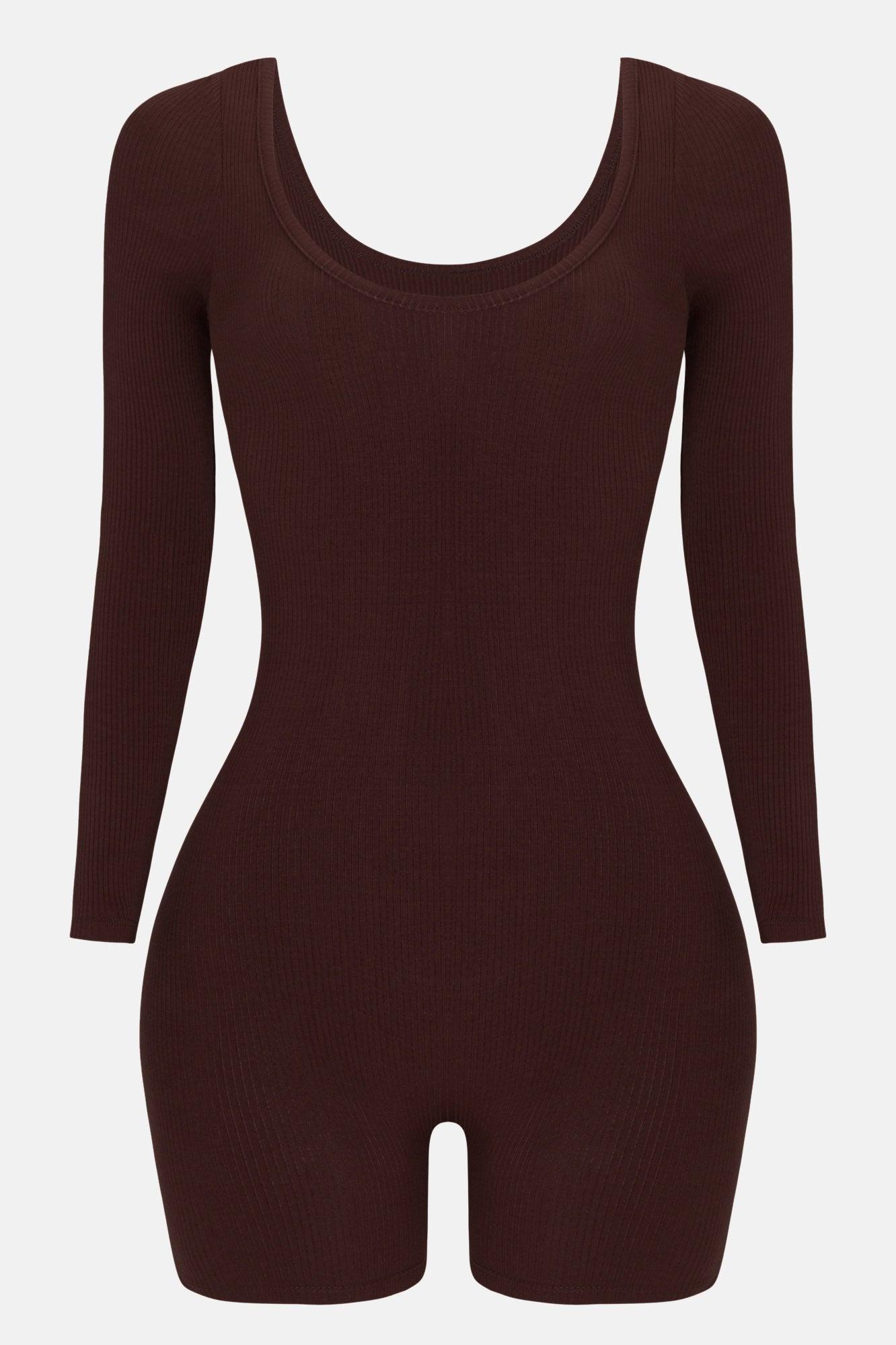 Daisy Snatched Romper - Chestnut Product Image