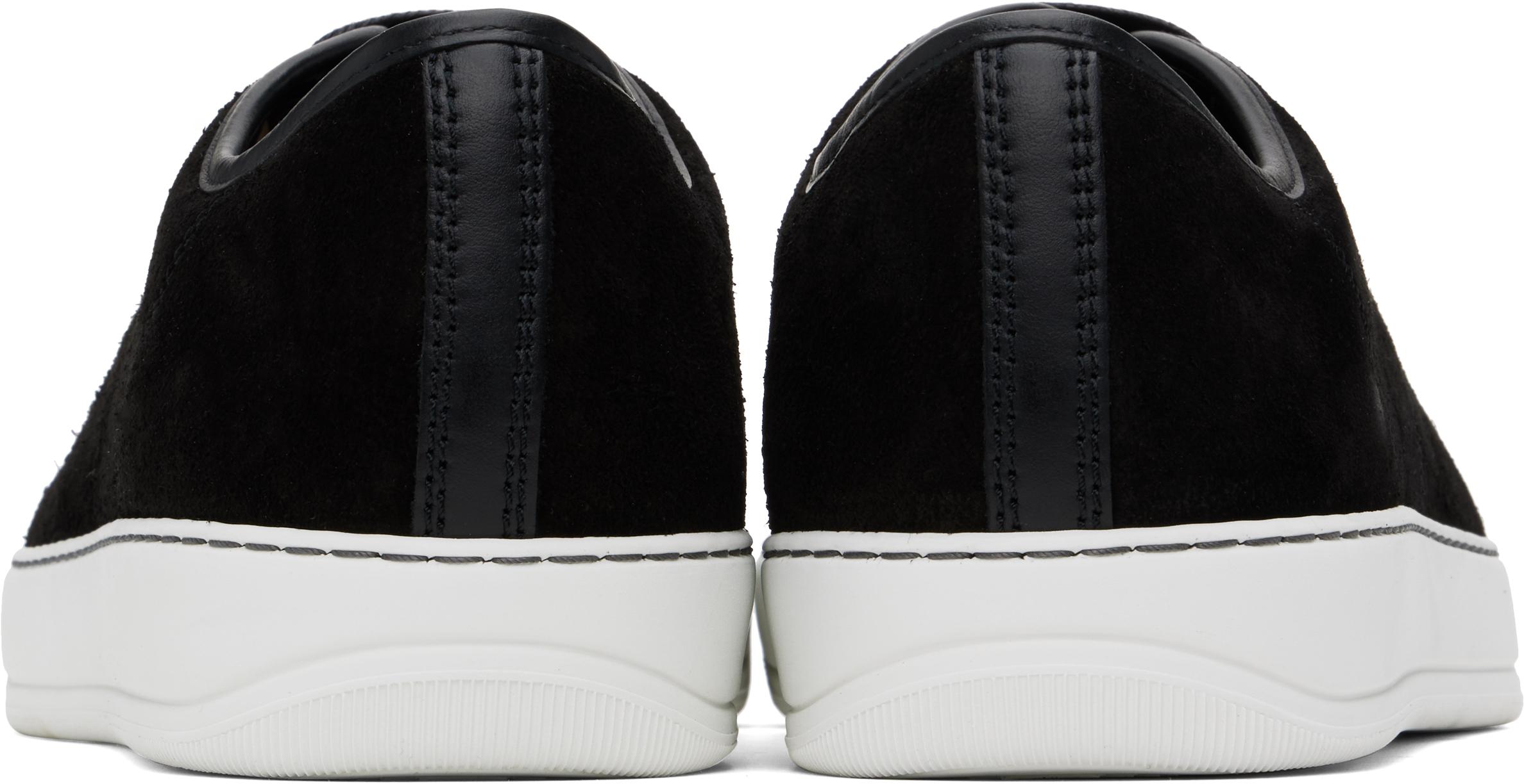 Black DBB1 Suede & Patent Leather Sneakers Product Image