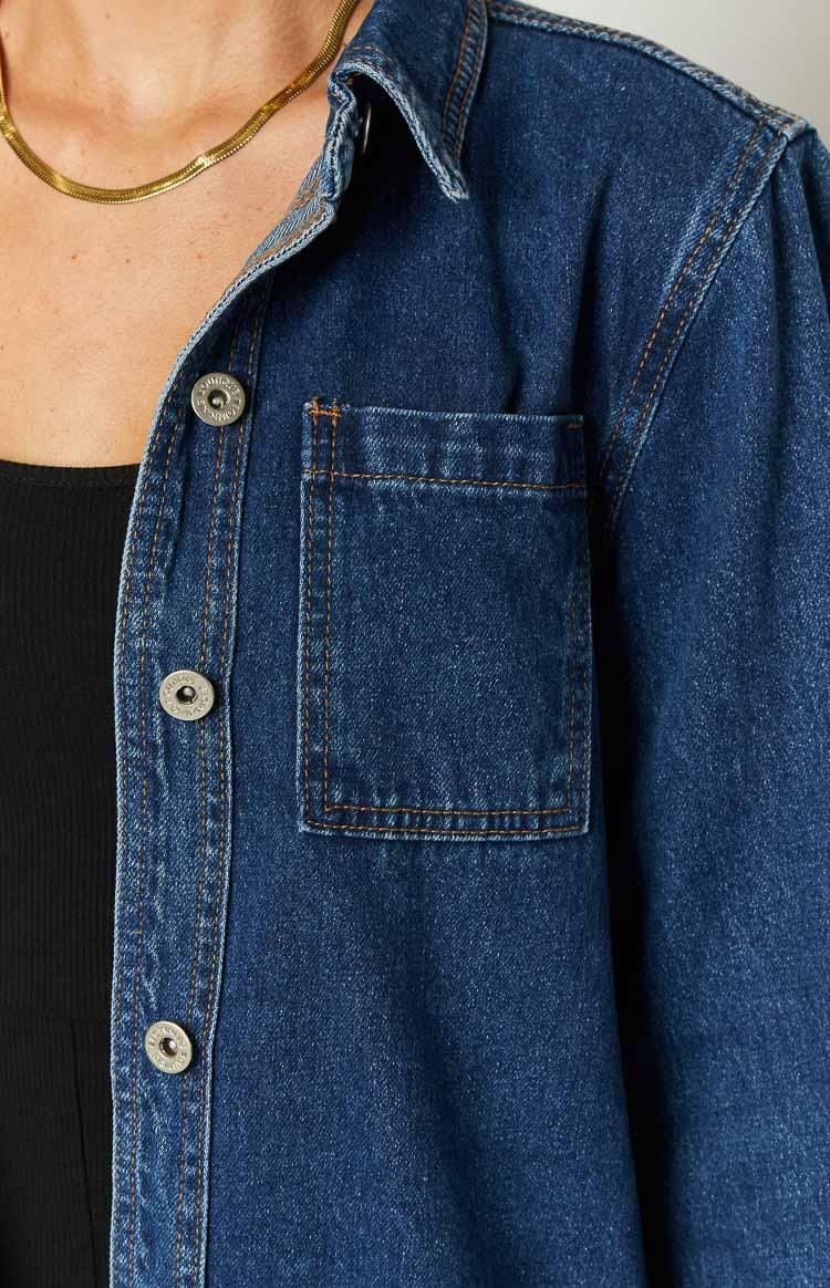 She's Got It Denim Long Sleeve Top Baby Product Image