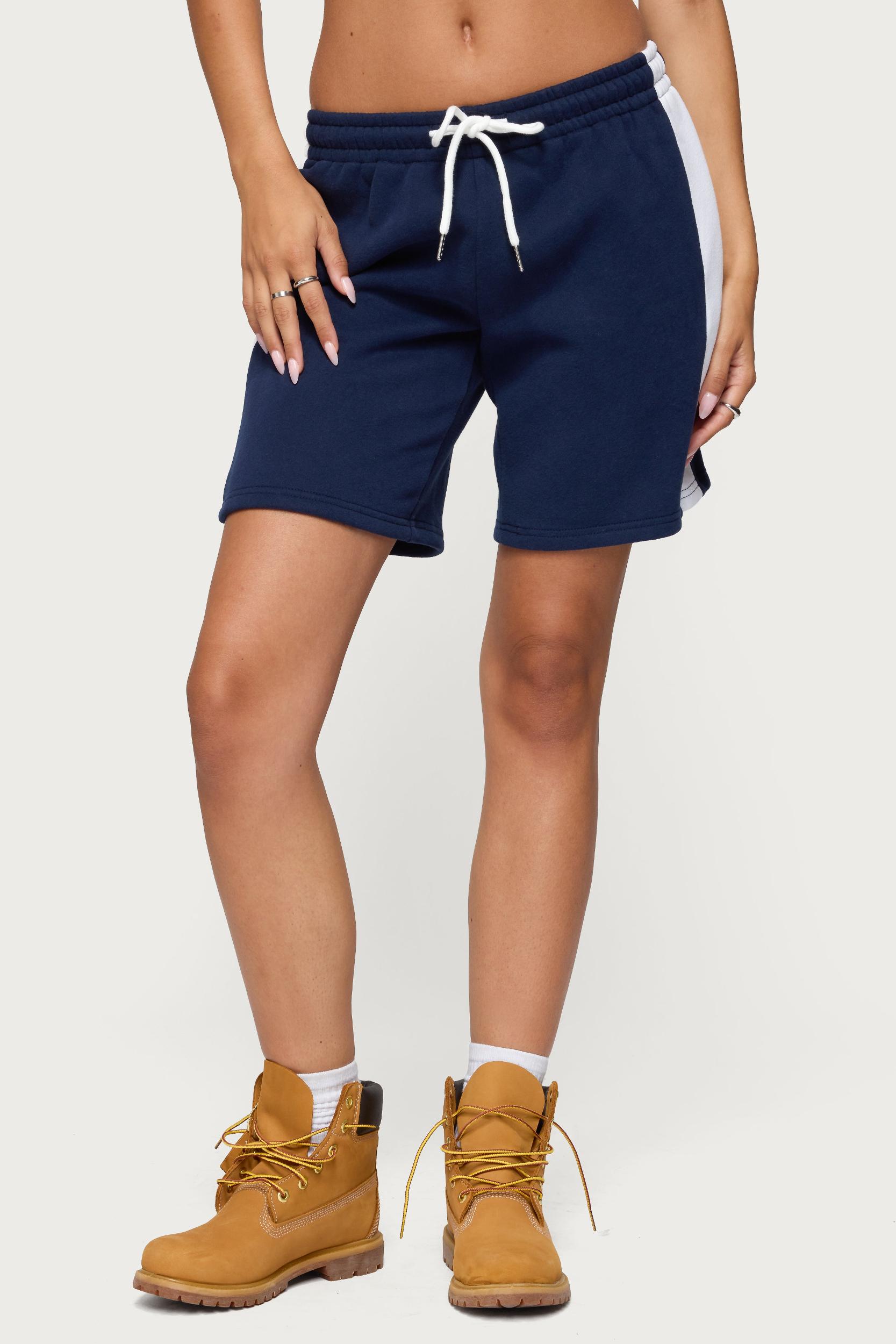 Contrast Nylon Bermuda Shorts Product Image