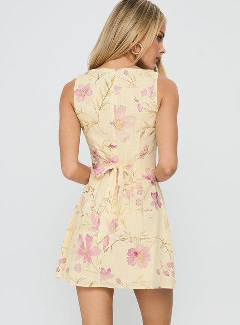 Alfalfa Mini Dress Floral Multi Product Image