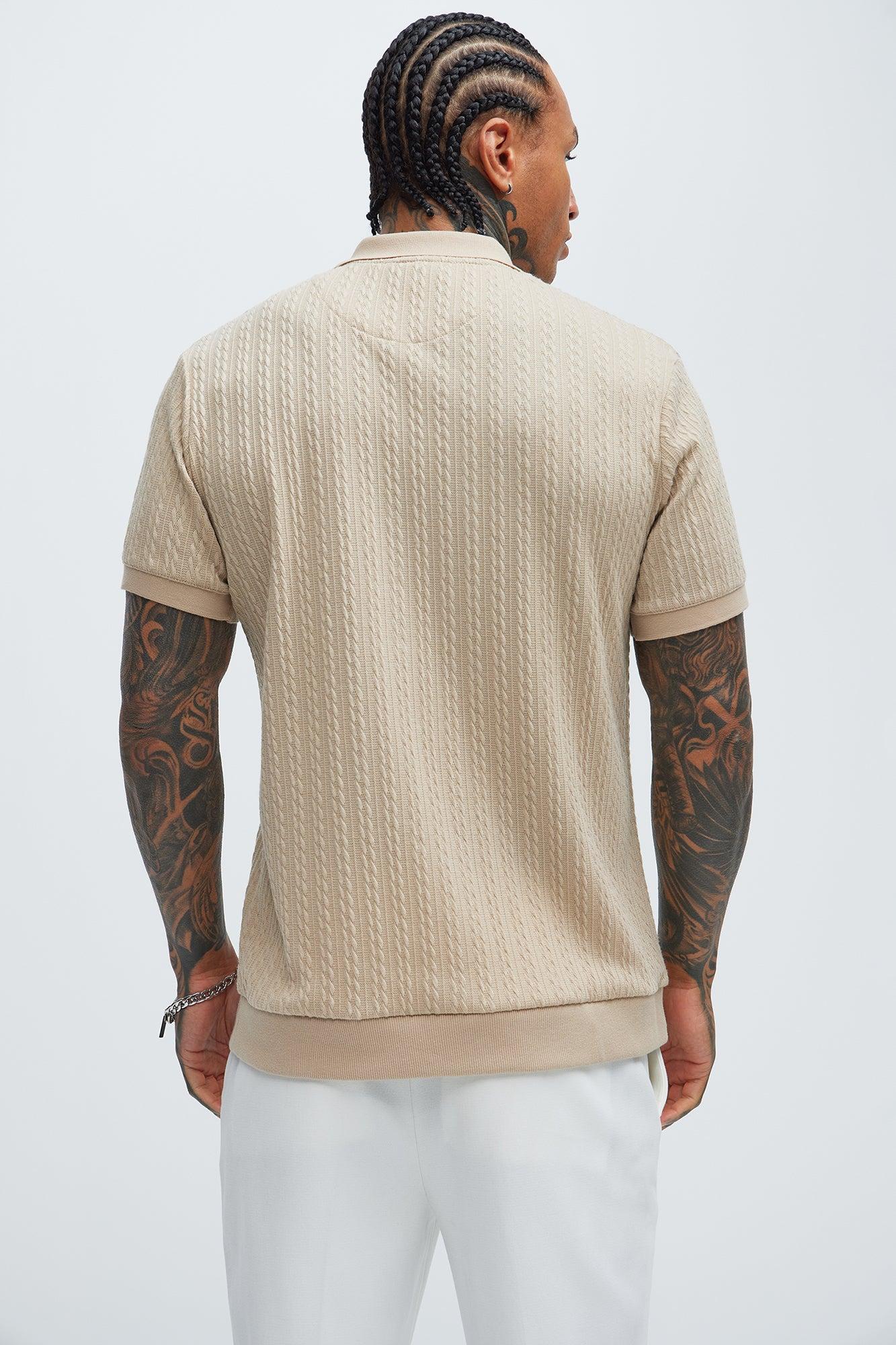 Caddie Short Sleeve Polo - Cream Product Image