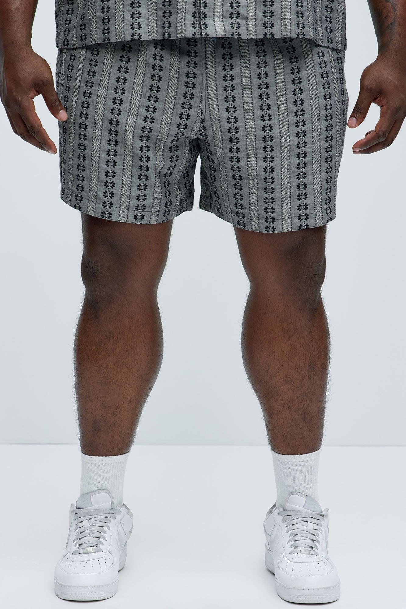 Denali Floral Warm Up Shorts - Black/combo Product Image