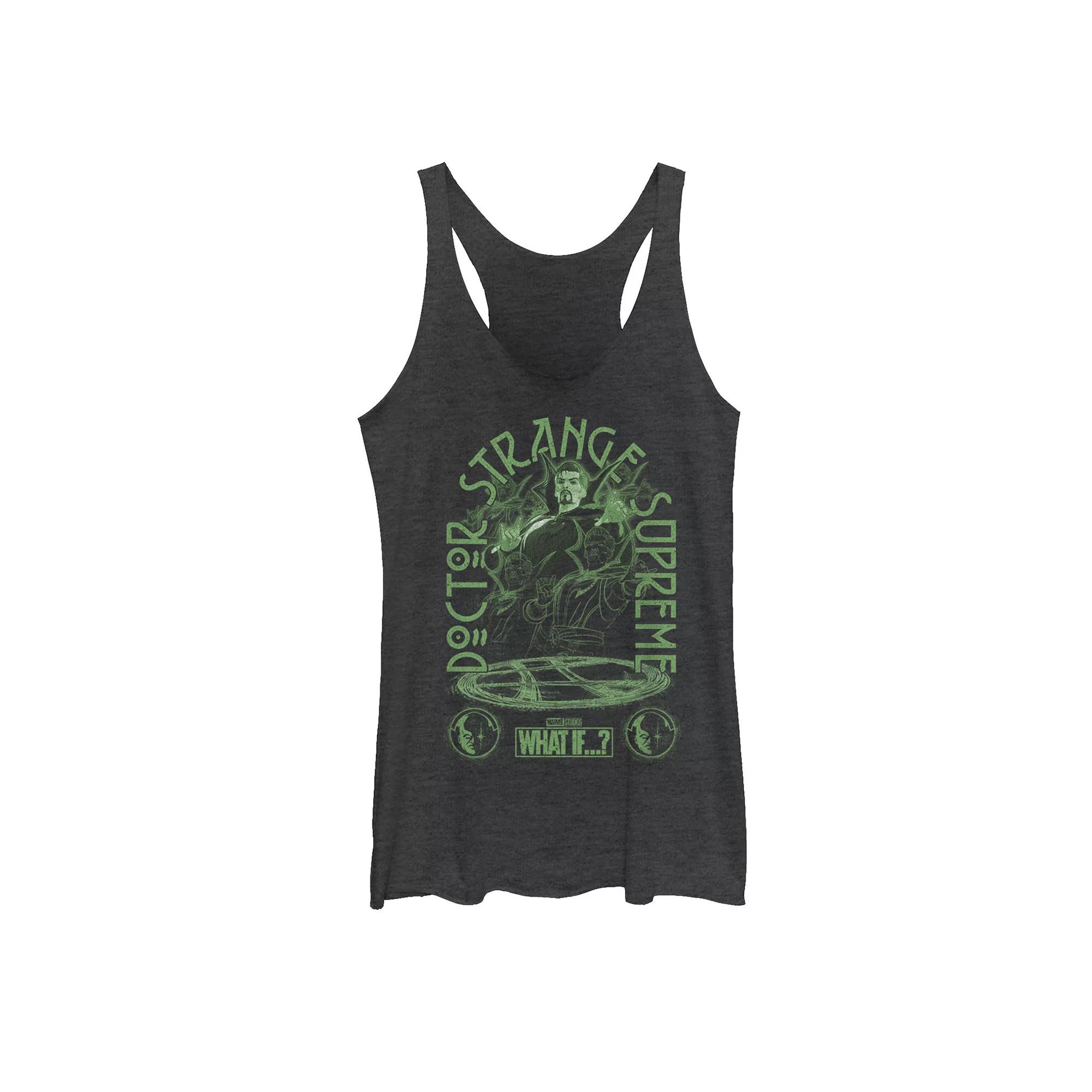 Juniors' Marvel What If Doctor Strange Supreme Logo Tank Top, Girl's,  Product Image