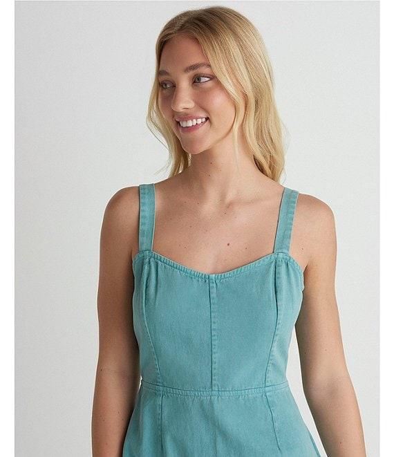 Hurley Wavy Days Sleeveless Twill Dress Product Image