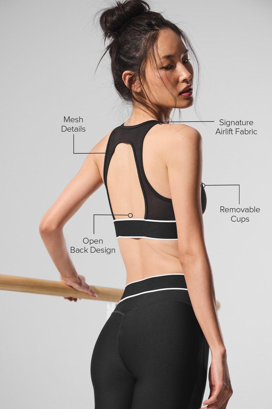 Airlift Mesh Darling Bra - Black Female Product Image