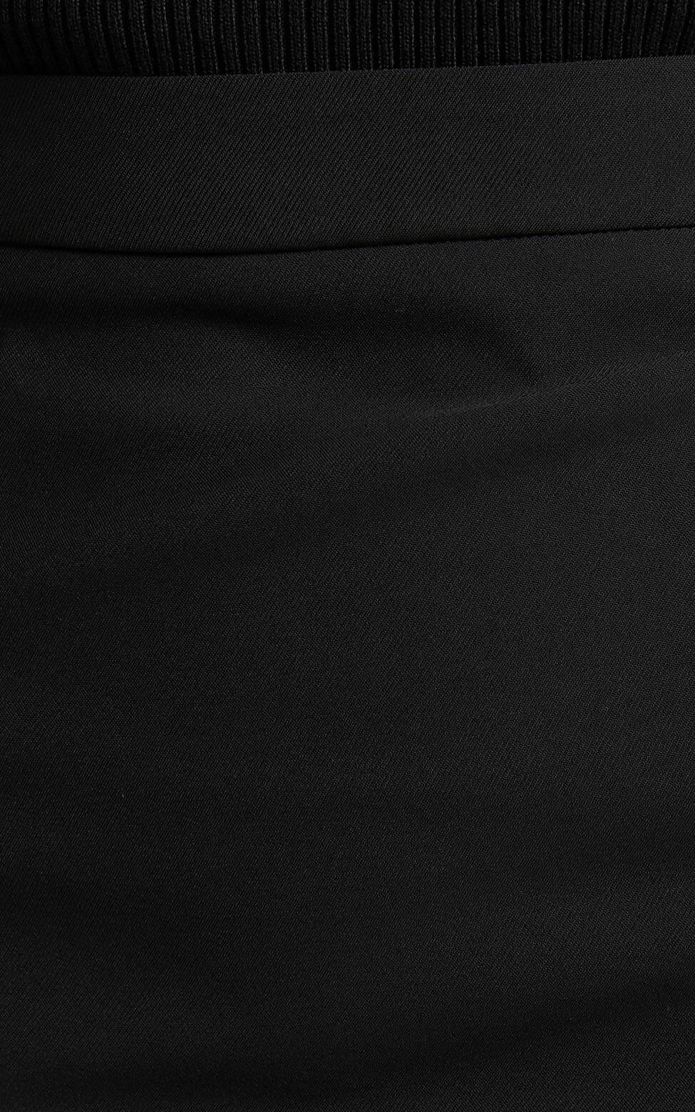 Evelenna Mini Skirt - High Waisted Split Skirt in Black Product Image