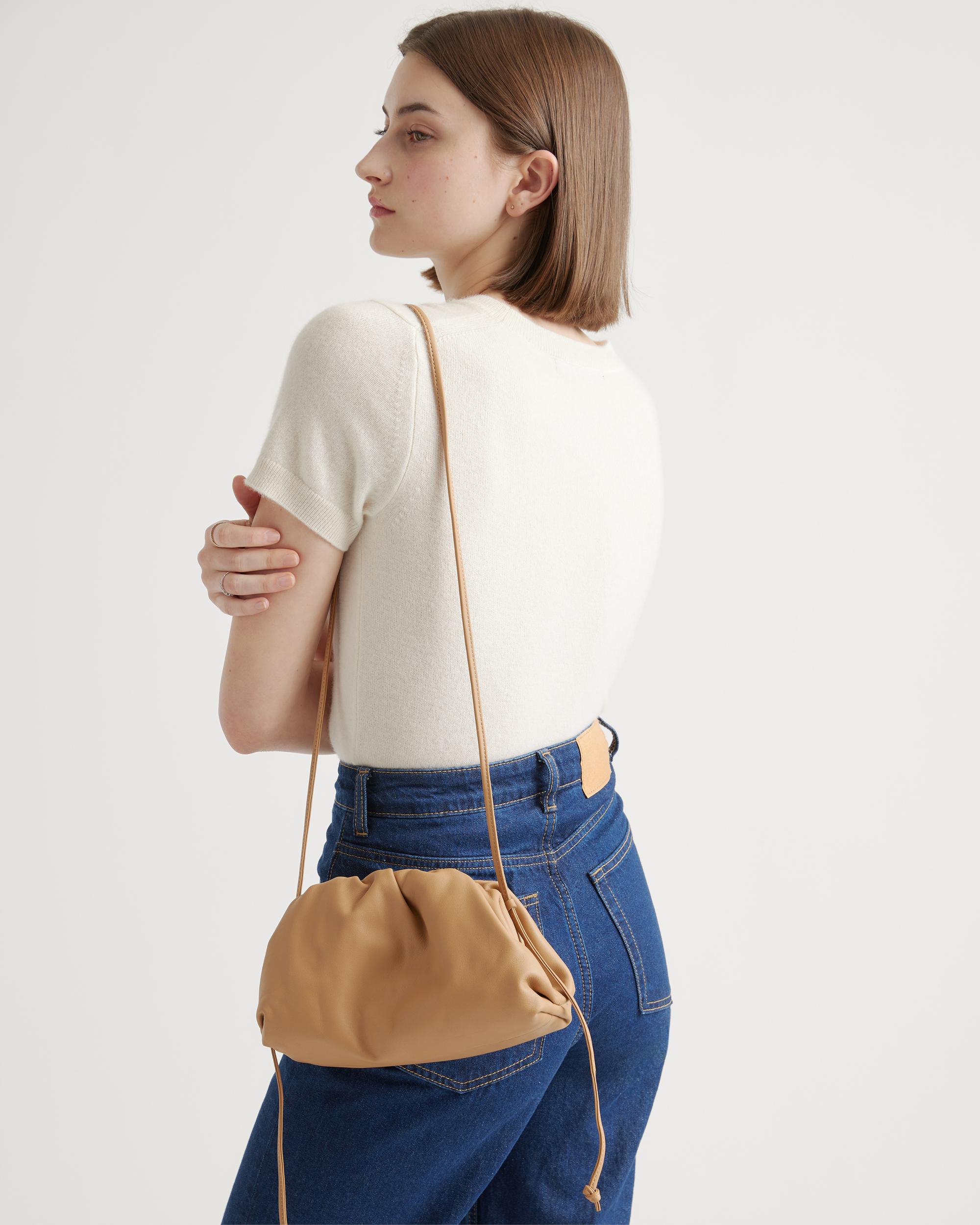 Quince | Women's Italian Leather Pouch Crossbody Clutch Product Image