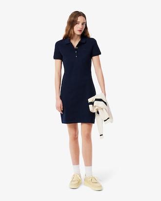 Slim Fit Stretch Piqué Polo Dress Product Image