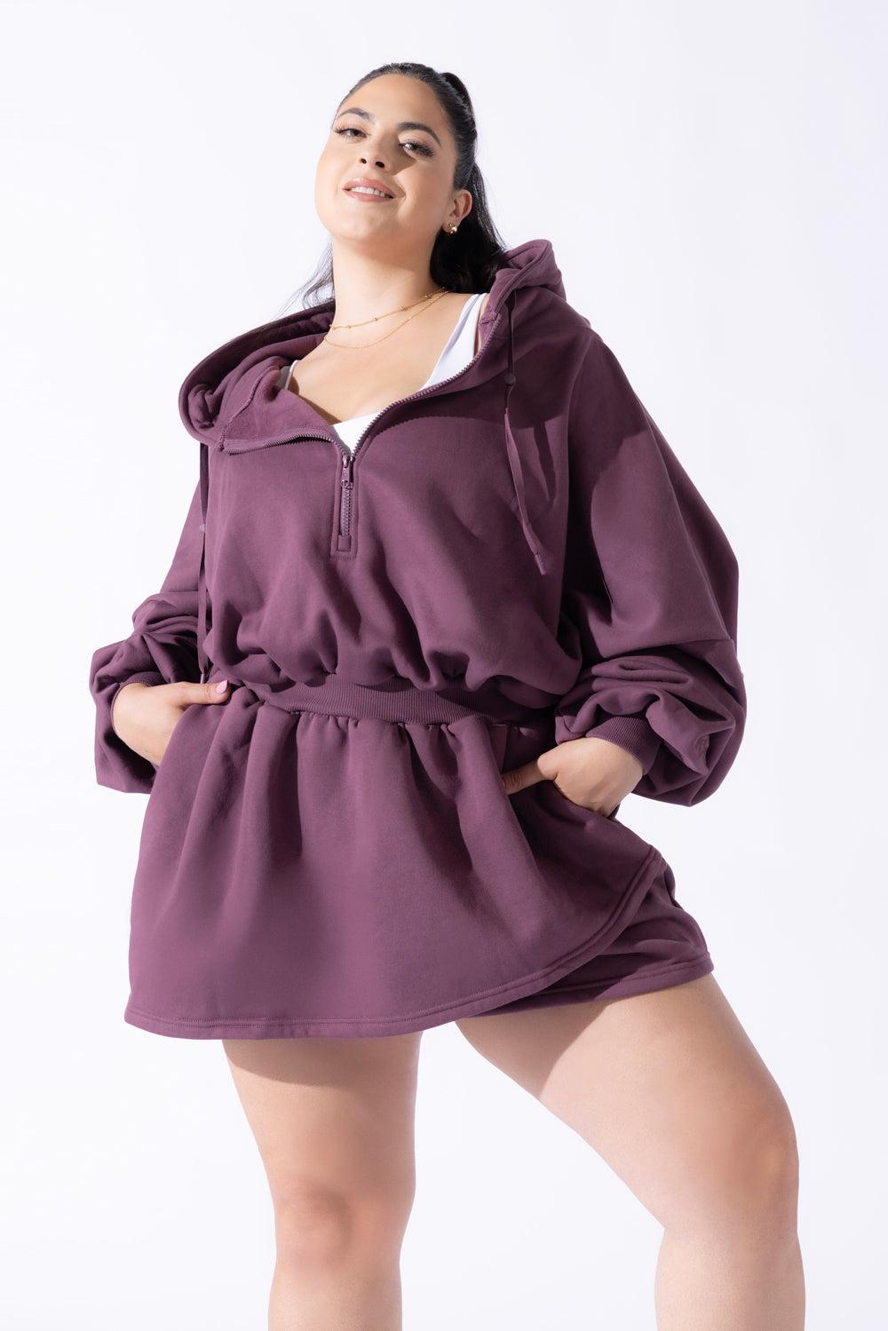 Game Day Dress - Deep Plum Product Image