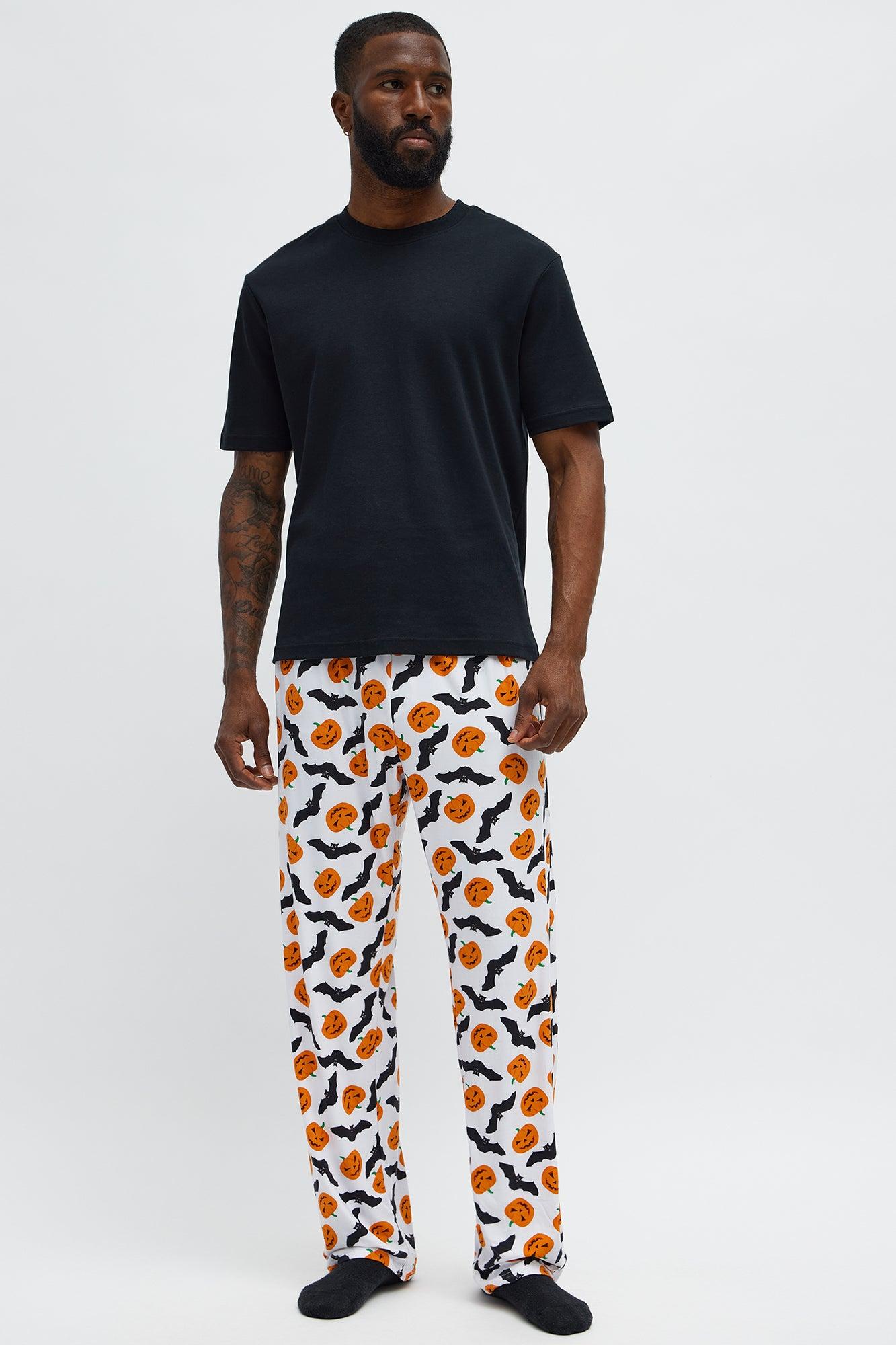 For The Fright Halloween Lounge Pants - White/combo Male Product Image