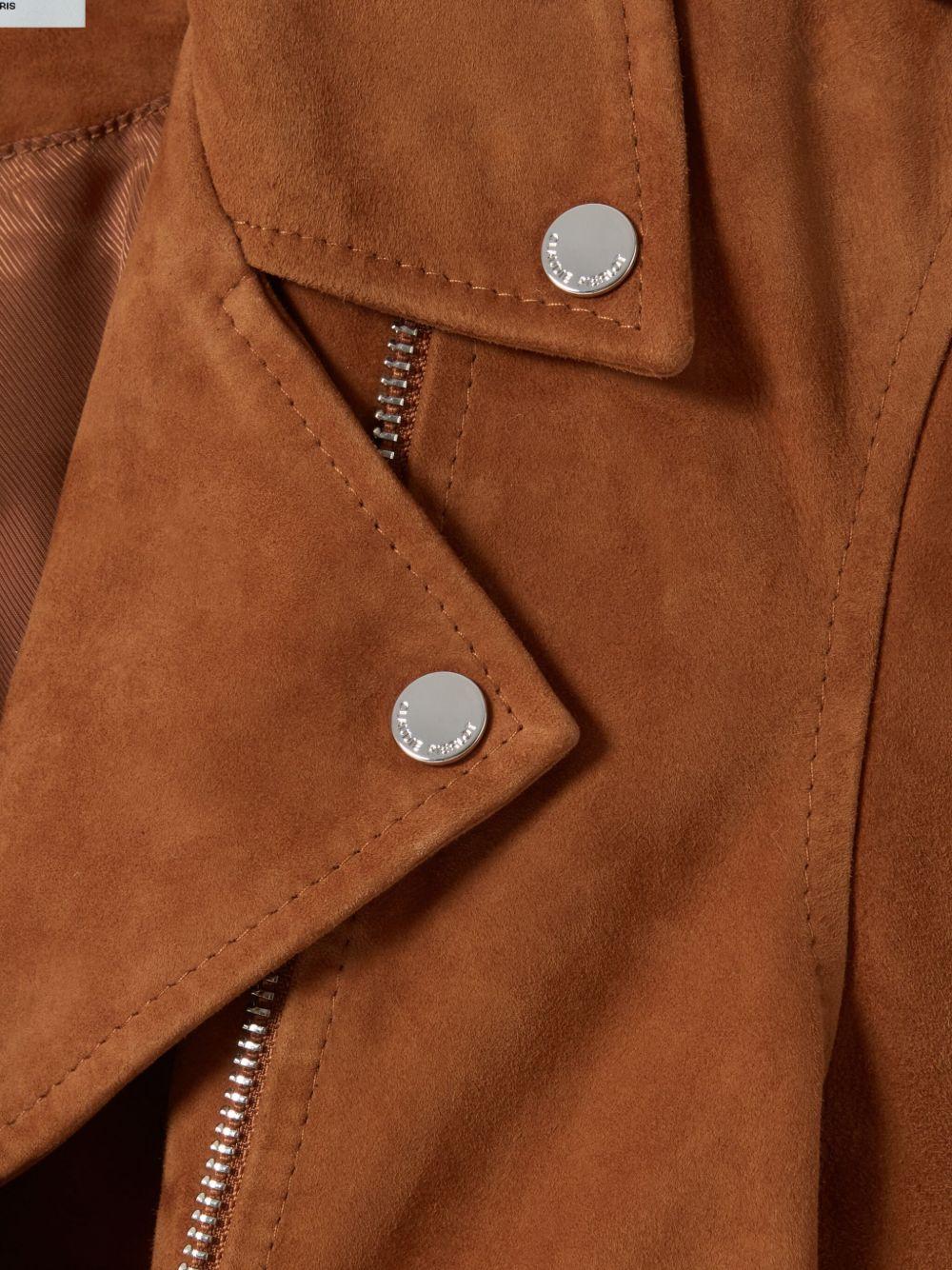 suede biker jacket Product Image