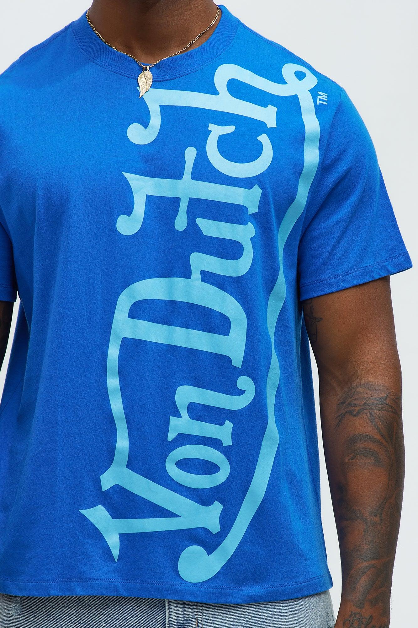 Von Dutch Blasted Short Sleeve Tee - Blue Product Image