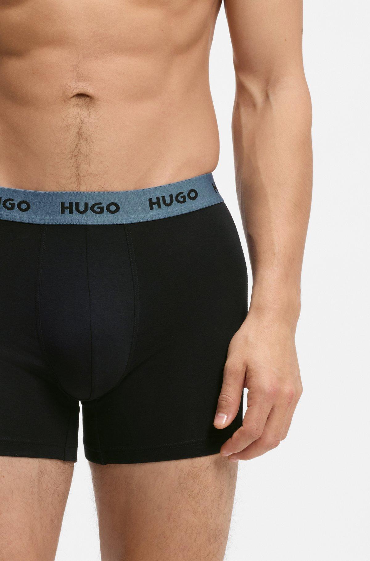 Three-pack of boxer briefs in stretch cotton Product Image