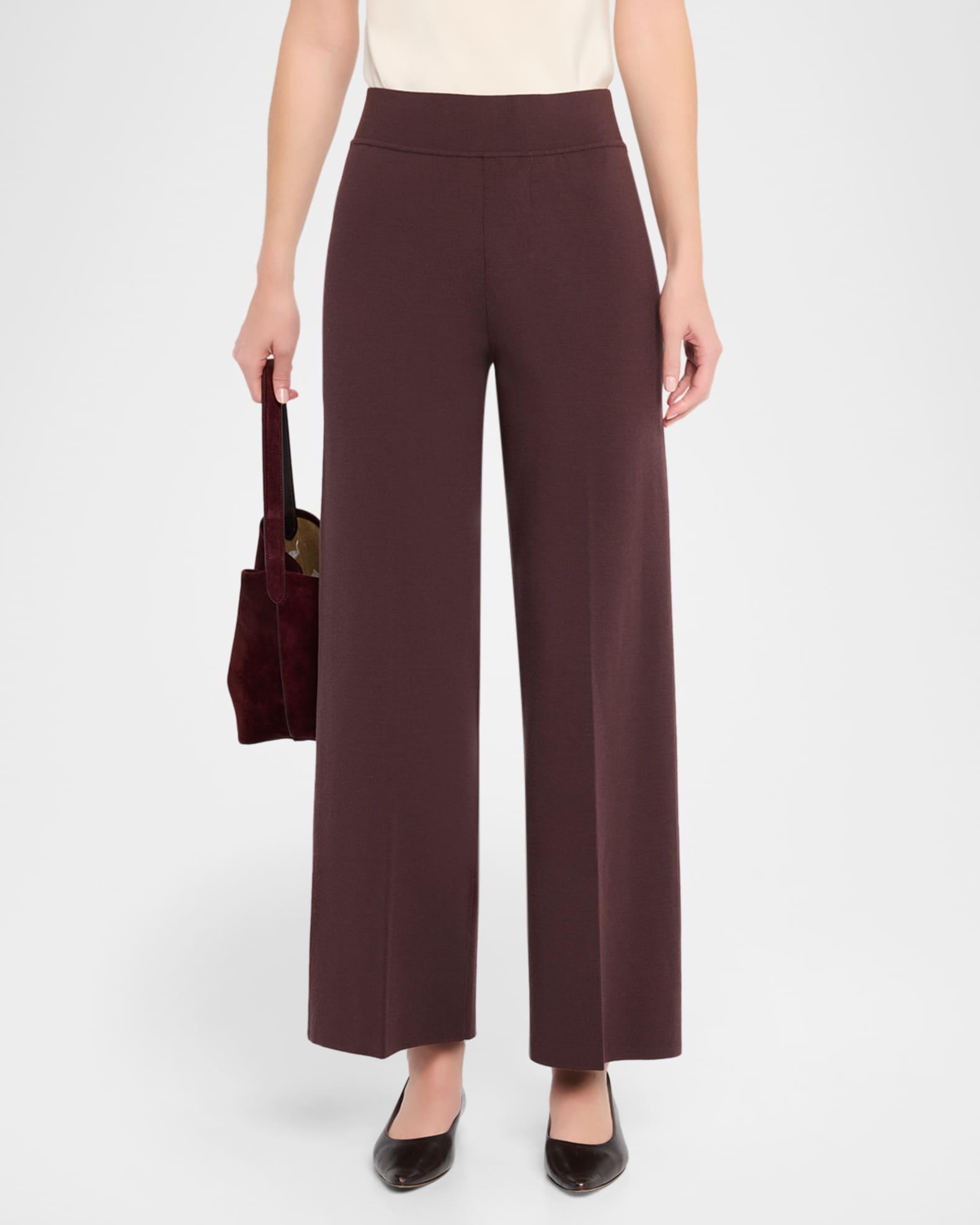 High-Rise Straight Culotte Pants Product Image