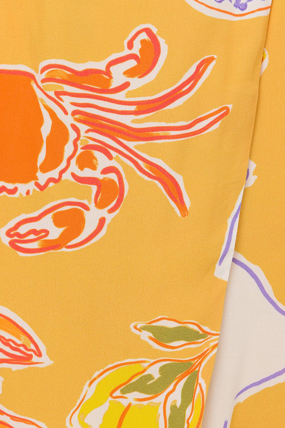 Leonie Wrap Top - Ciao Yellow Product Image