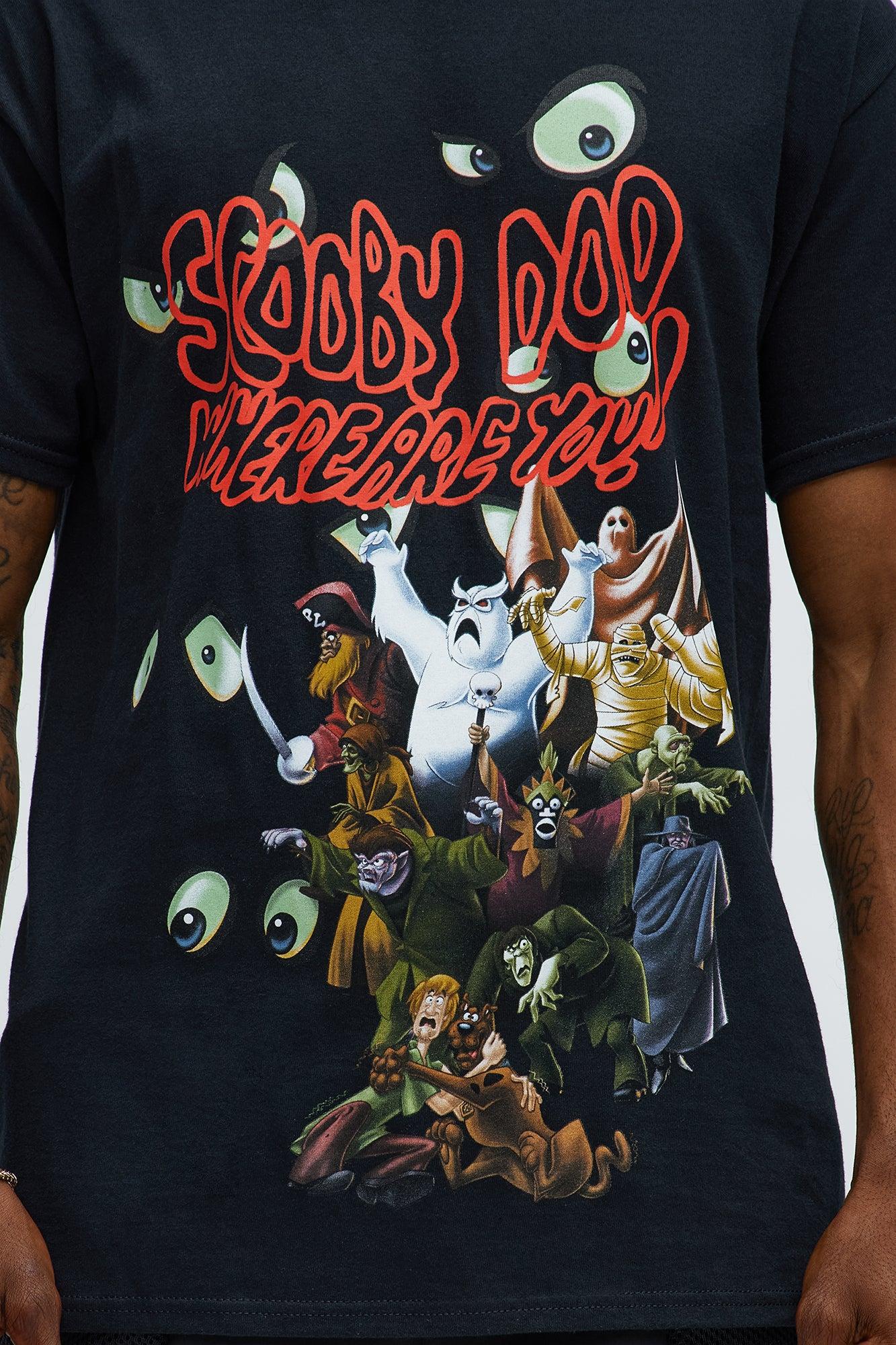 Scooby Doo Where Are You? Short Sleeve Tee - Black Male Product Image