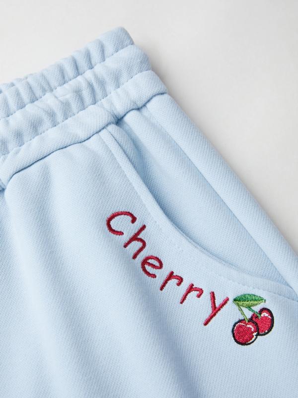 Interesting Embroidery Sweatpants Product Image