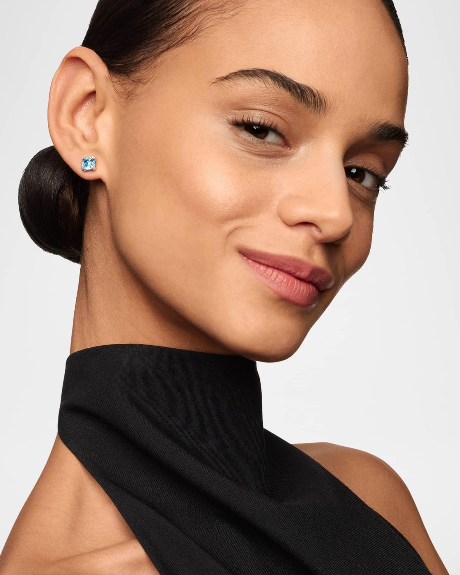 Womens Chatelaine Stud Earrings in Sterling Silver Product Image