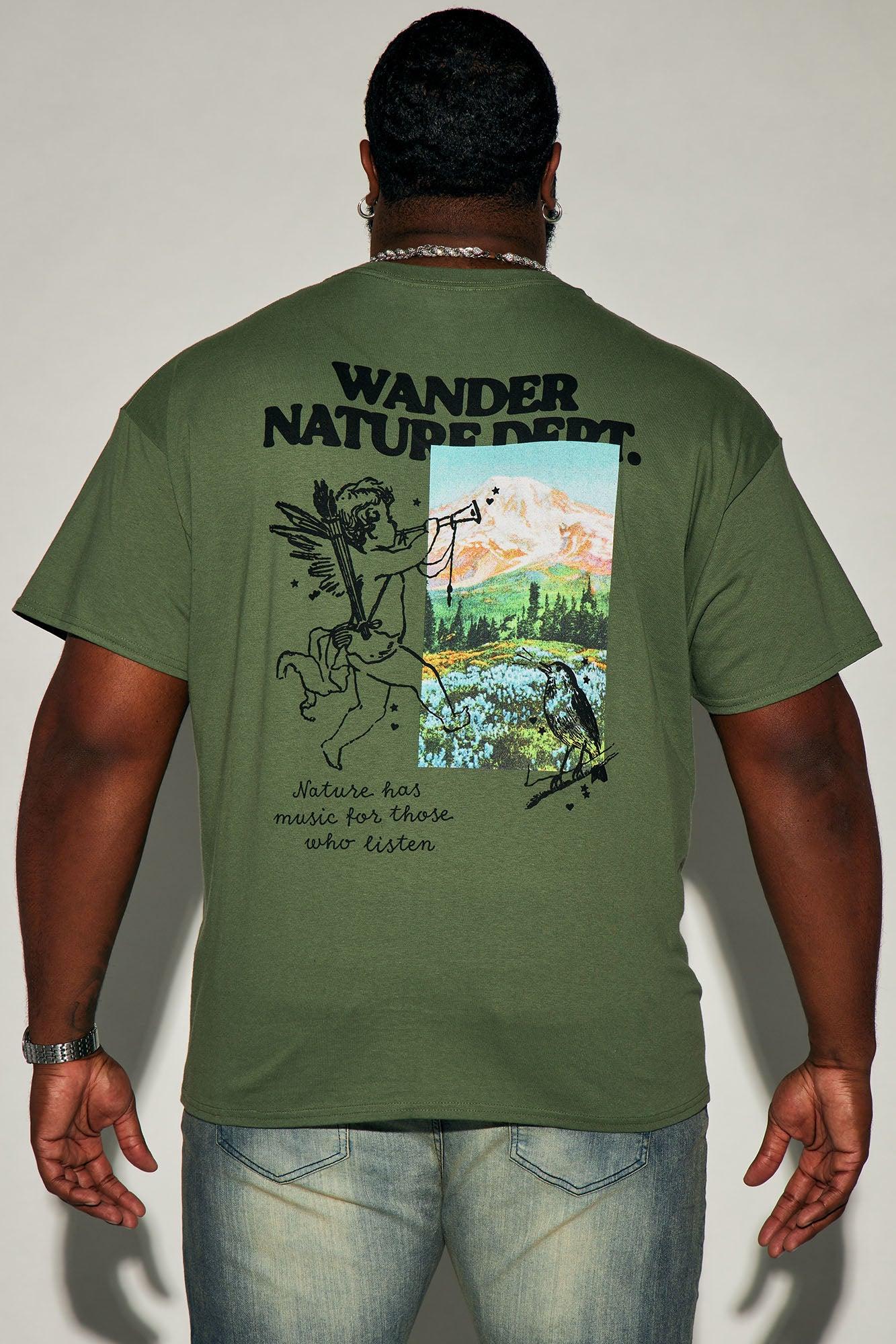 Wander Nature Dept. Short Sleeve Tee - Sage Product Image